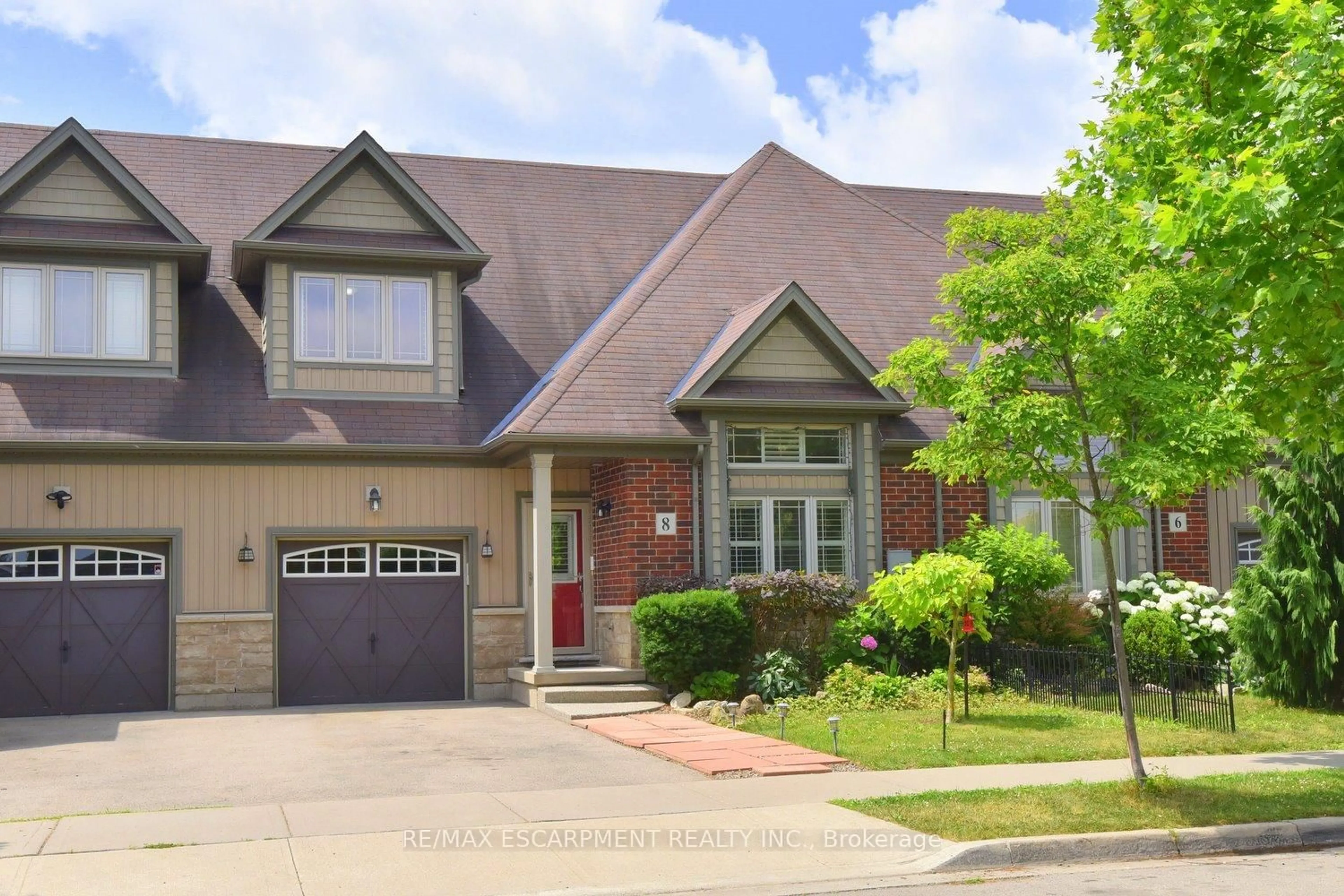 Home with brick exterior material, street for 8 Valiant Circ, Hamilton Ontario L0R 1C0