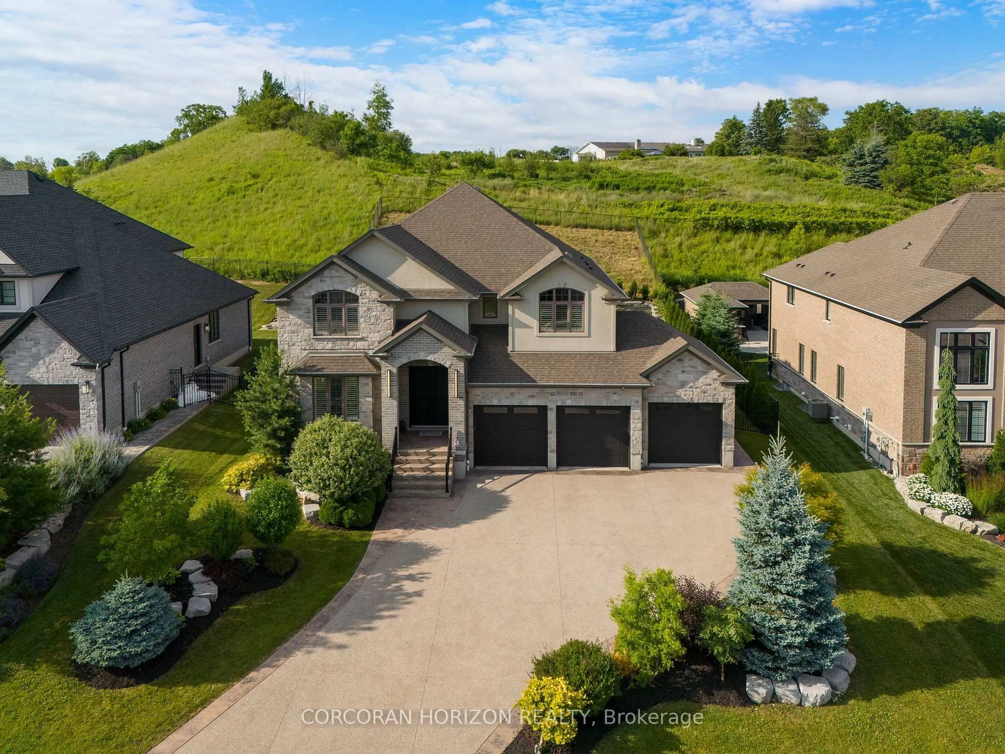 A pic from outside/outdoor area/front of a property/back of a property/a pic from drone, unknown for 209 River Birch St, Kitchener Ontario N2C 2V3