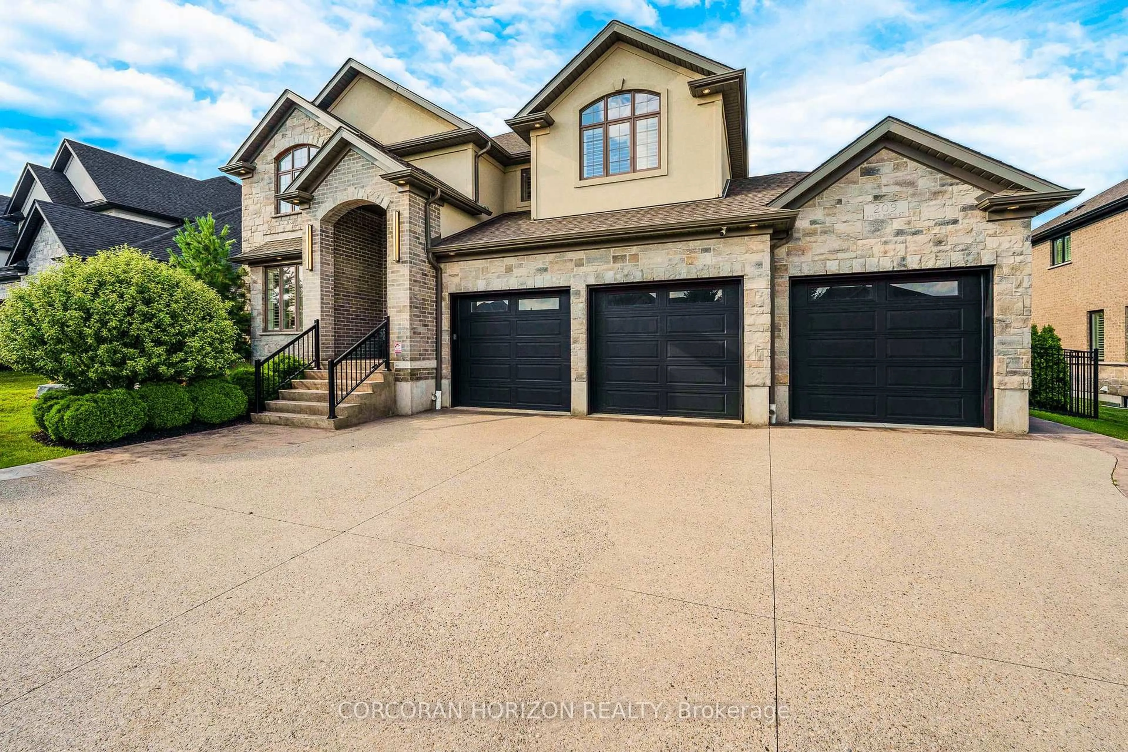 Home with brick exterior material, street for 209 River Birch St, Kitchener Ontario N2C 2V3