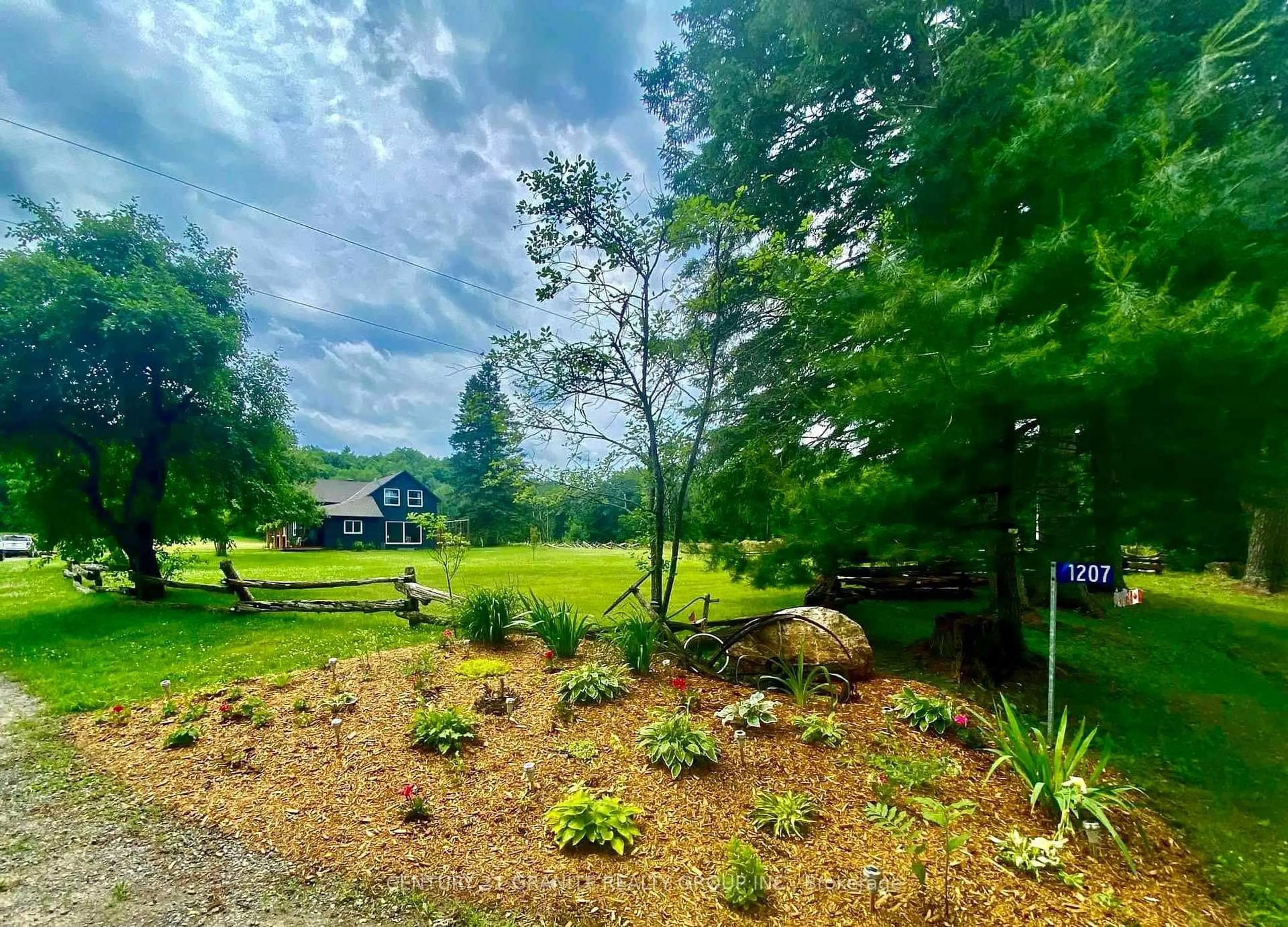 A pic from outside/outdoor area/front of a property/back of a property/a pic from drone, forest/trees view for 1221 Bay Lake Rd, Bancroft Ontario K0L 1C0