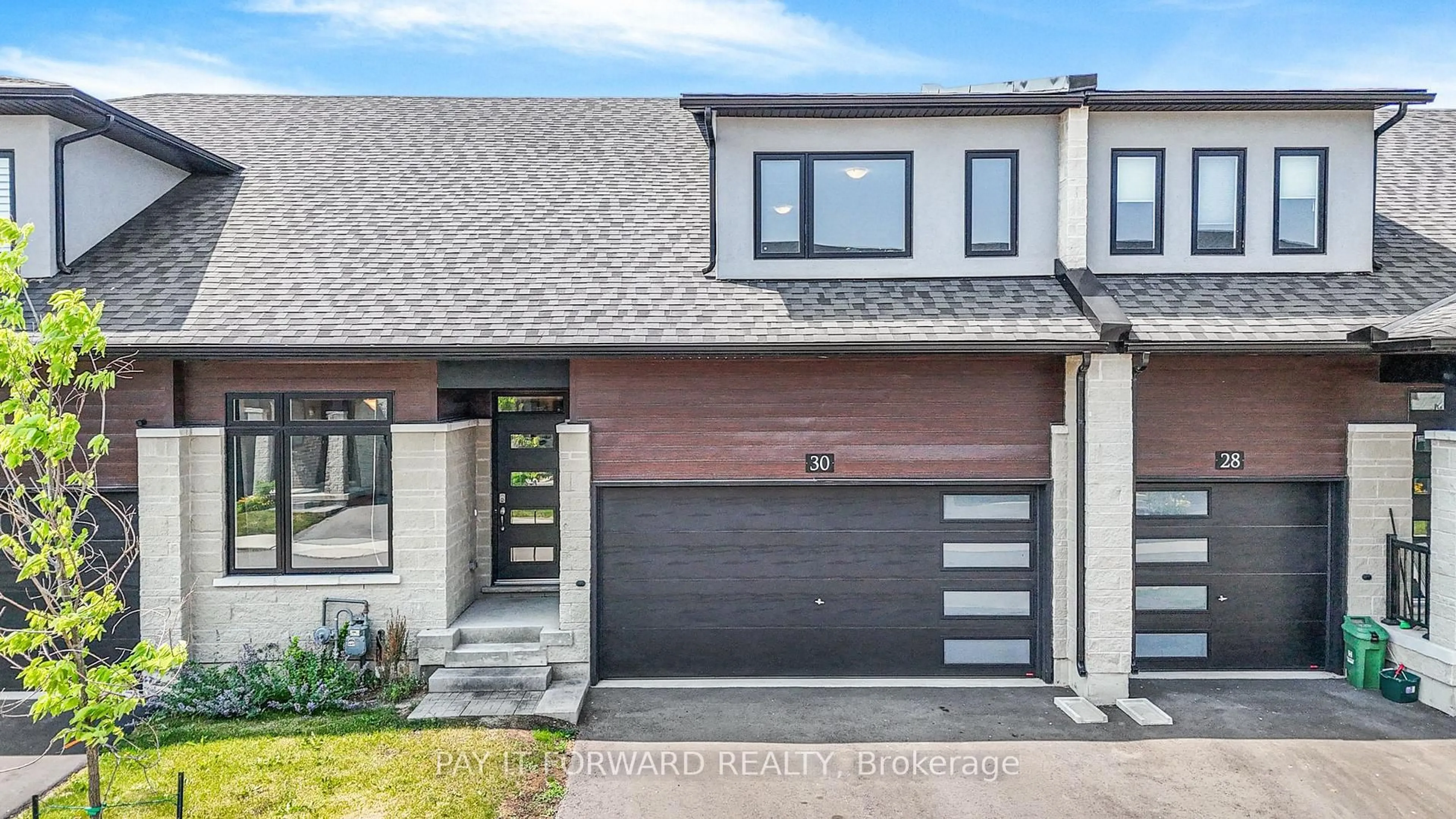 Home with brick exterior material, street for 30 Bensley Lane, Hamilton Ontario L9C 0E7