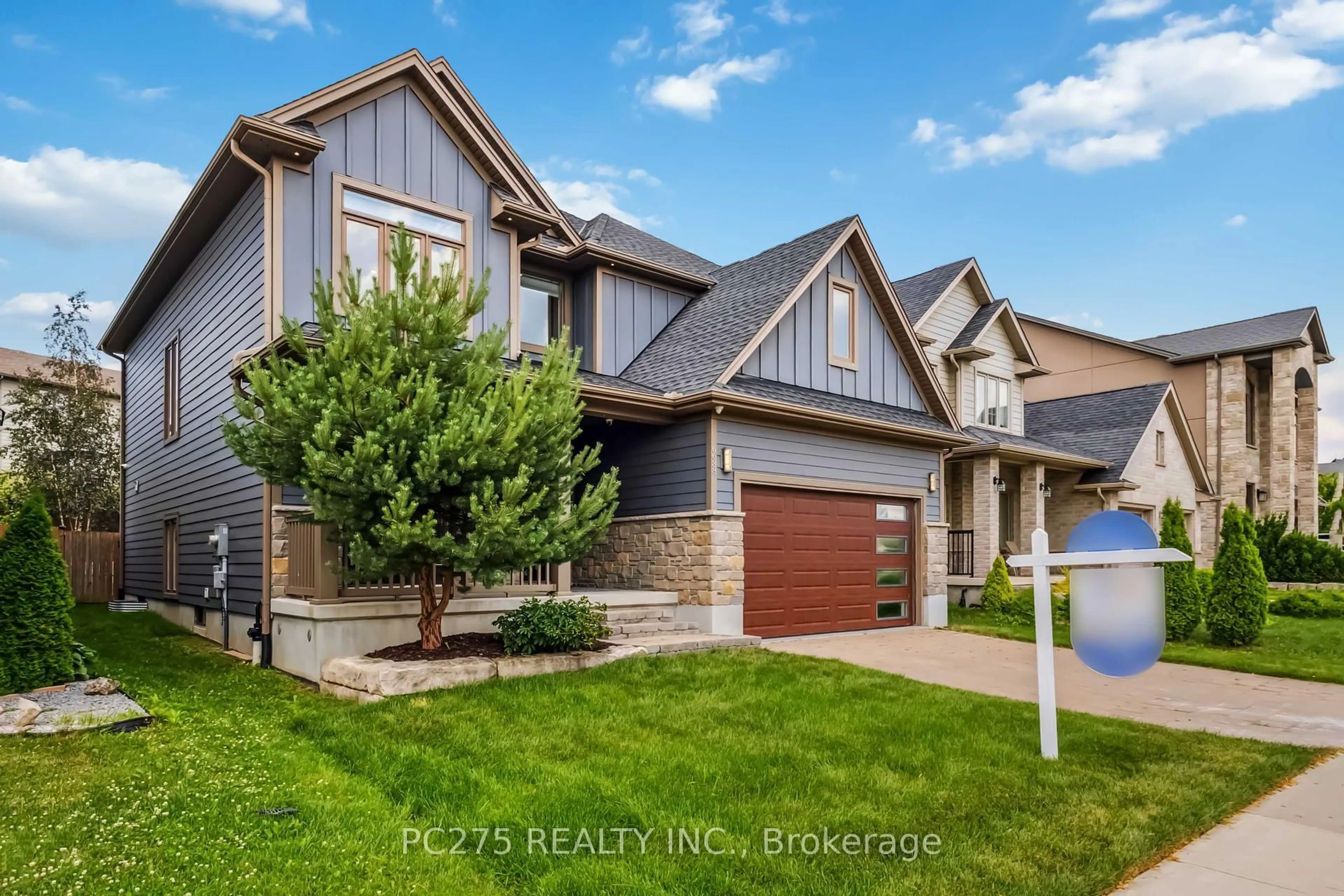 Home with brick exterior material, street for 6688 Raleigh Blvd, London South Ontario N6P 0C1