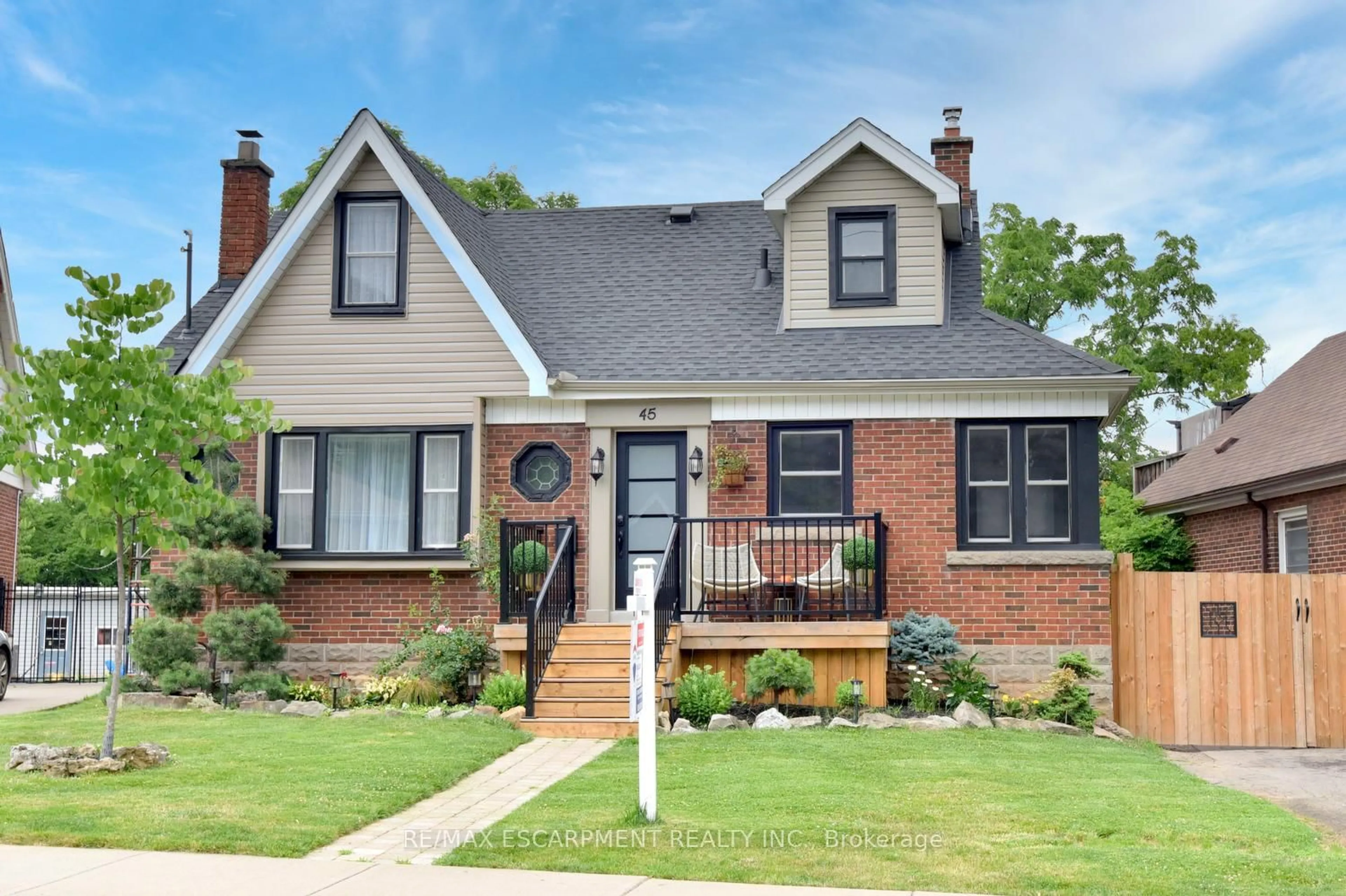Home with brick exterior material, street for 45 Dunkirk Ave, Hamilton Ontario L8K 4W9
