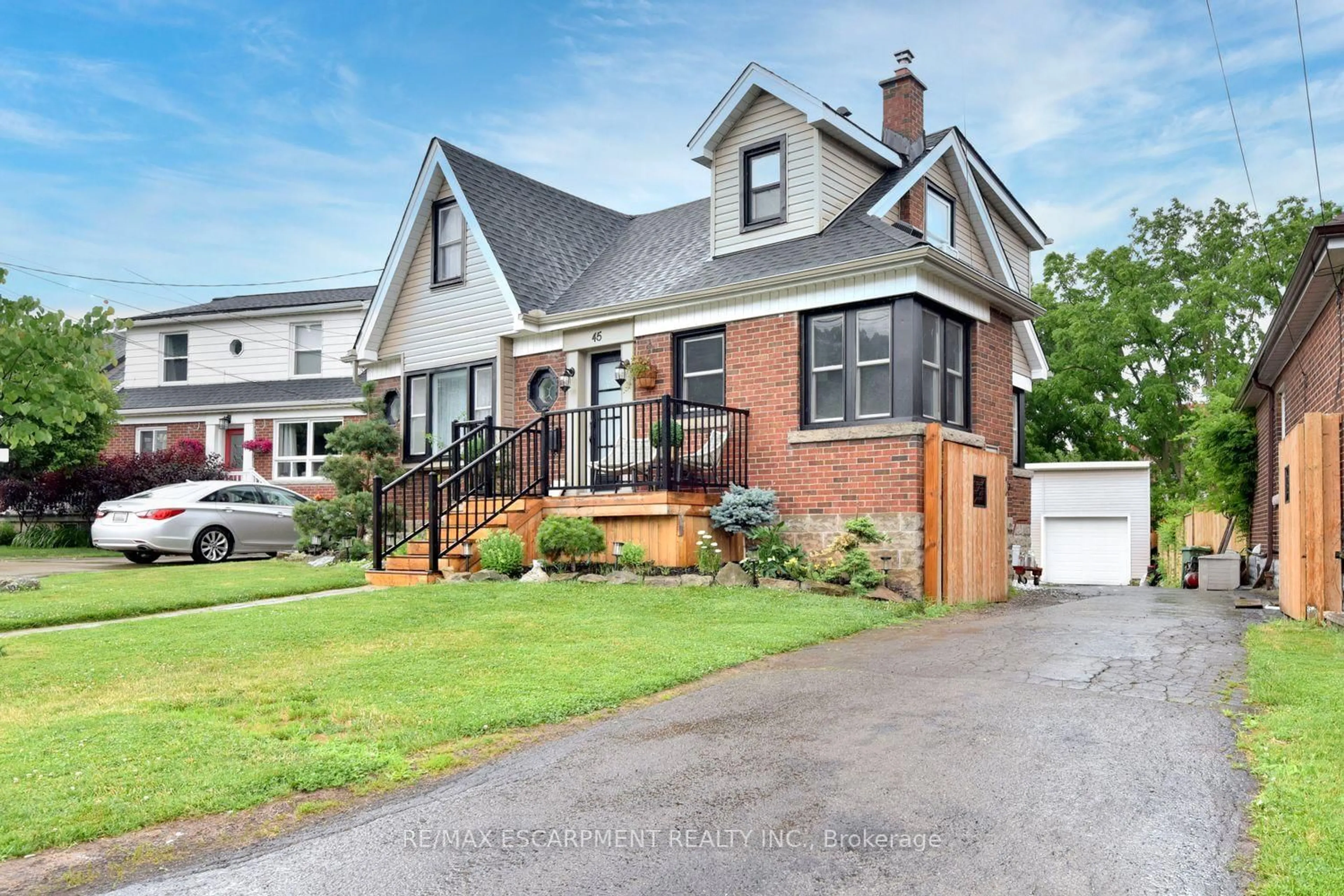Home with brick exterior material, street for 45 Dunkirk Ave, Hamilton Ontario L8K 4W9