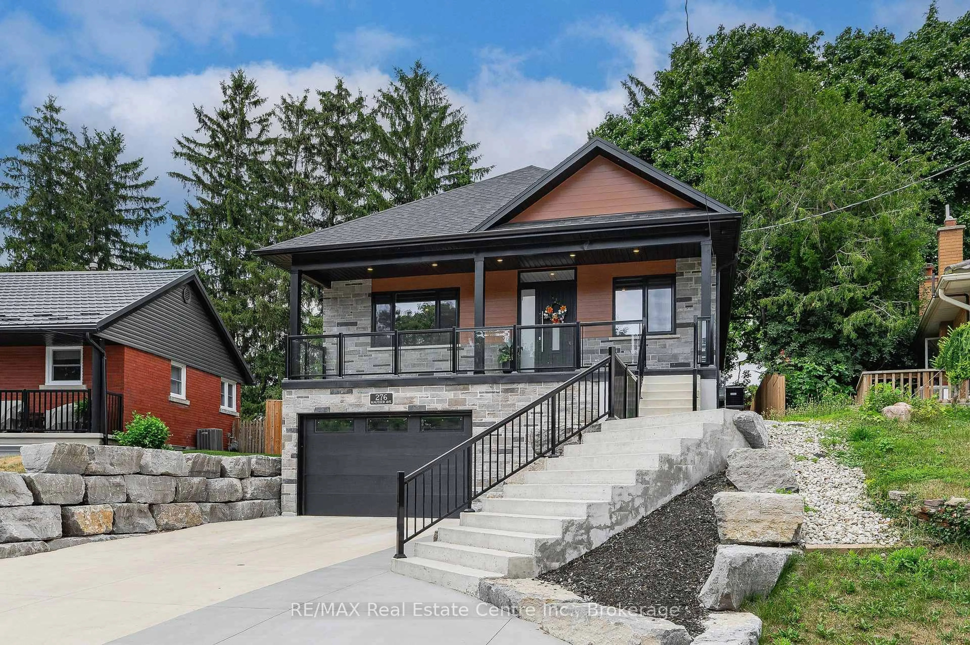 Home with brick exterior material, street for 276 Mausser Ave, Kitchener Ontario N2M 3L1