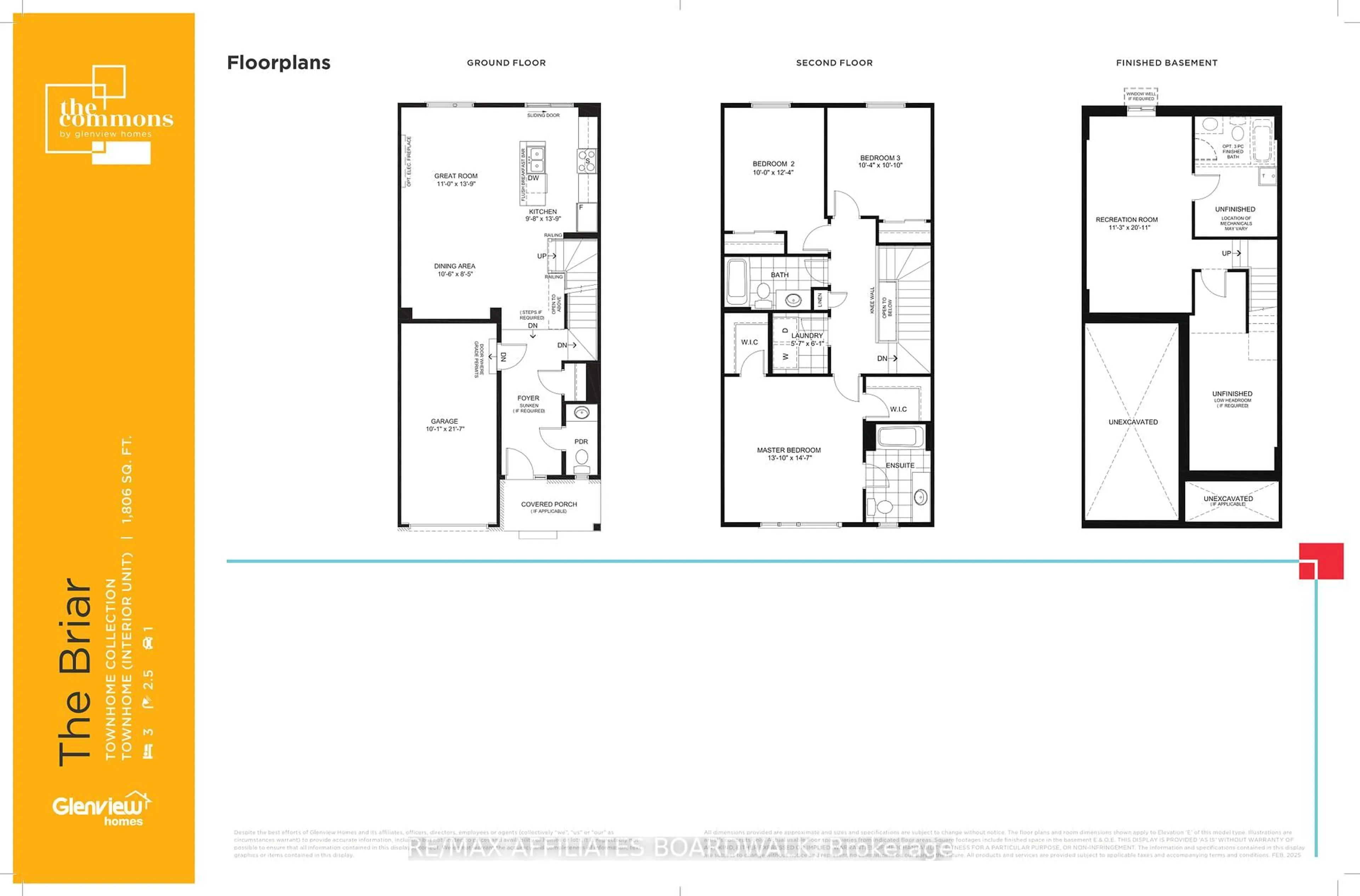 Floor plan for 1016 Ventus Way, Orleans Ontario K1W 0T1