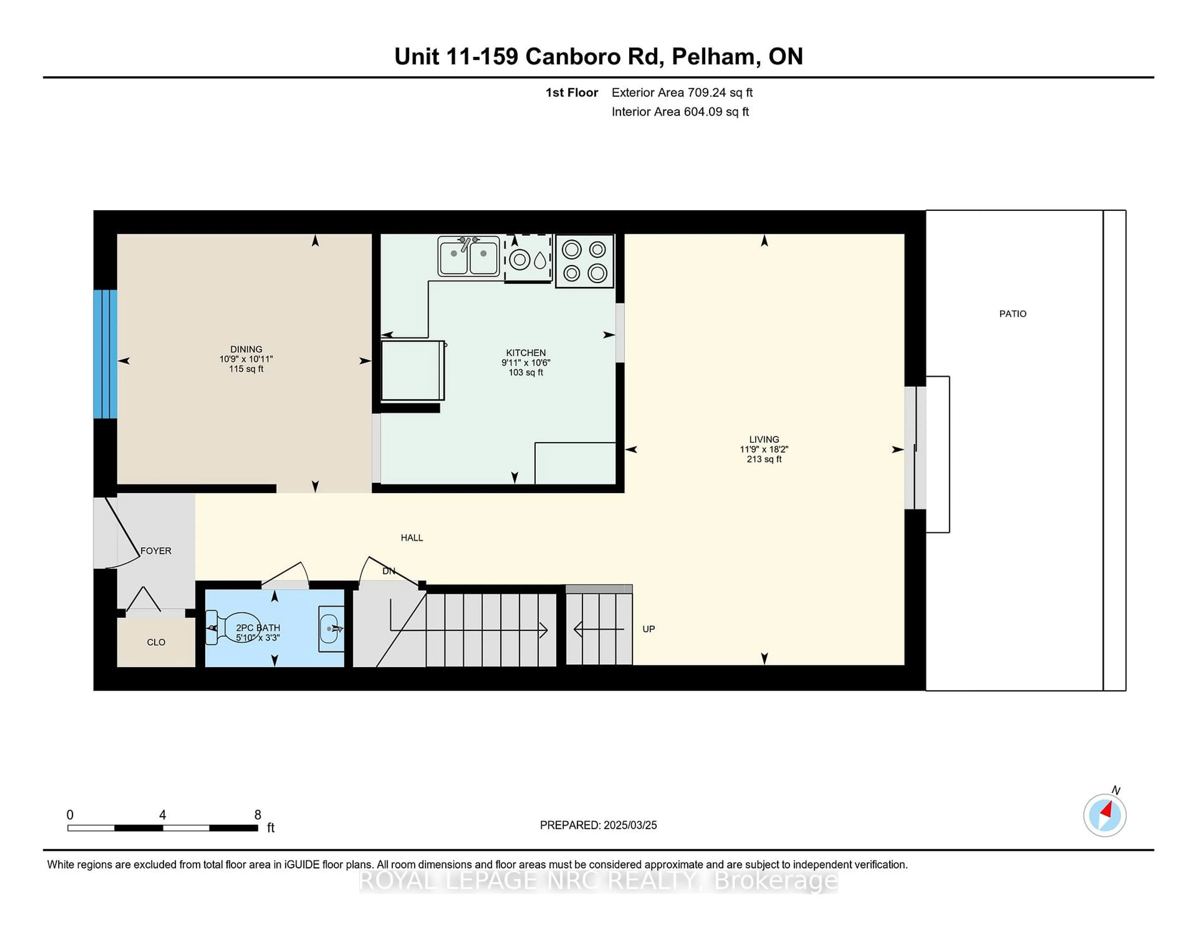 Floor plan for 159 Canboro Rd #11, Pelham Ontario L0S 1E5
