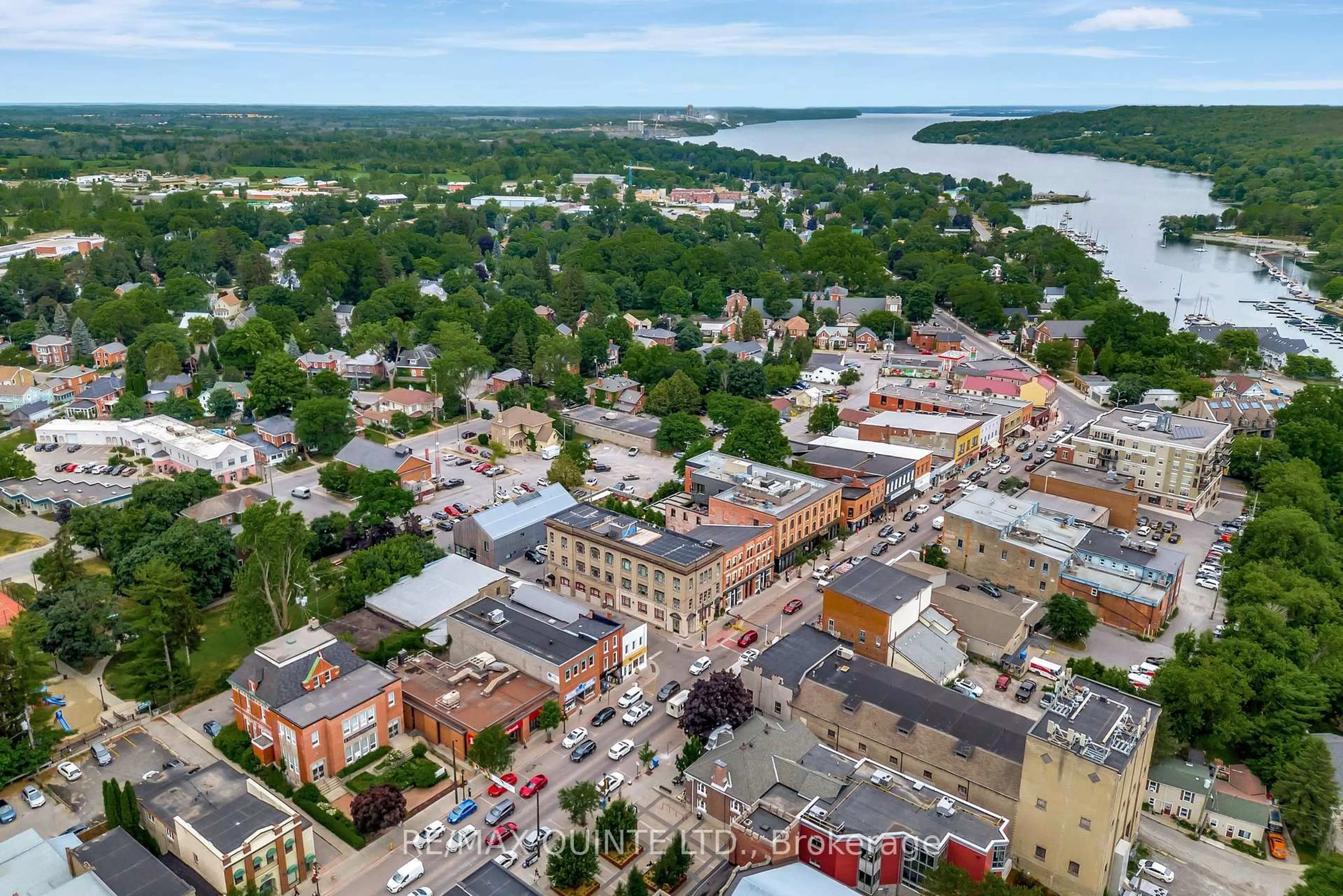 A pic from outside/outdoor area/front of a property/back of a property/a pic from drone, street for 229 Main St, Prince Edward County Ontario K0K 2T0