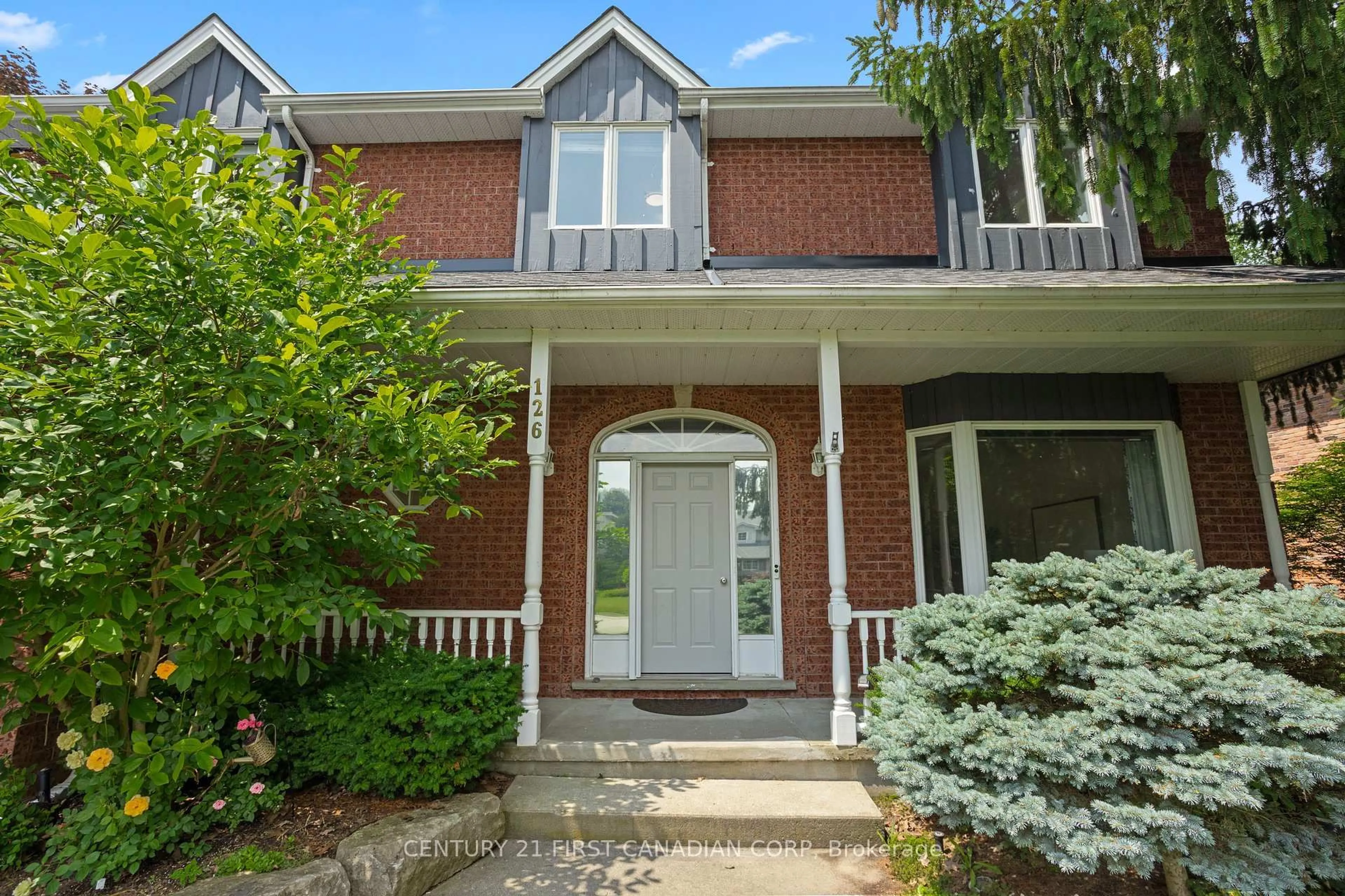 Home with brick exterior material, street for 126 Parkview Dr, Thames Centre Ontario N0L 1G2
