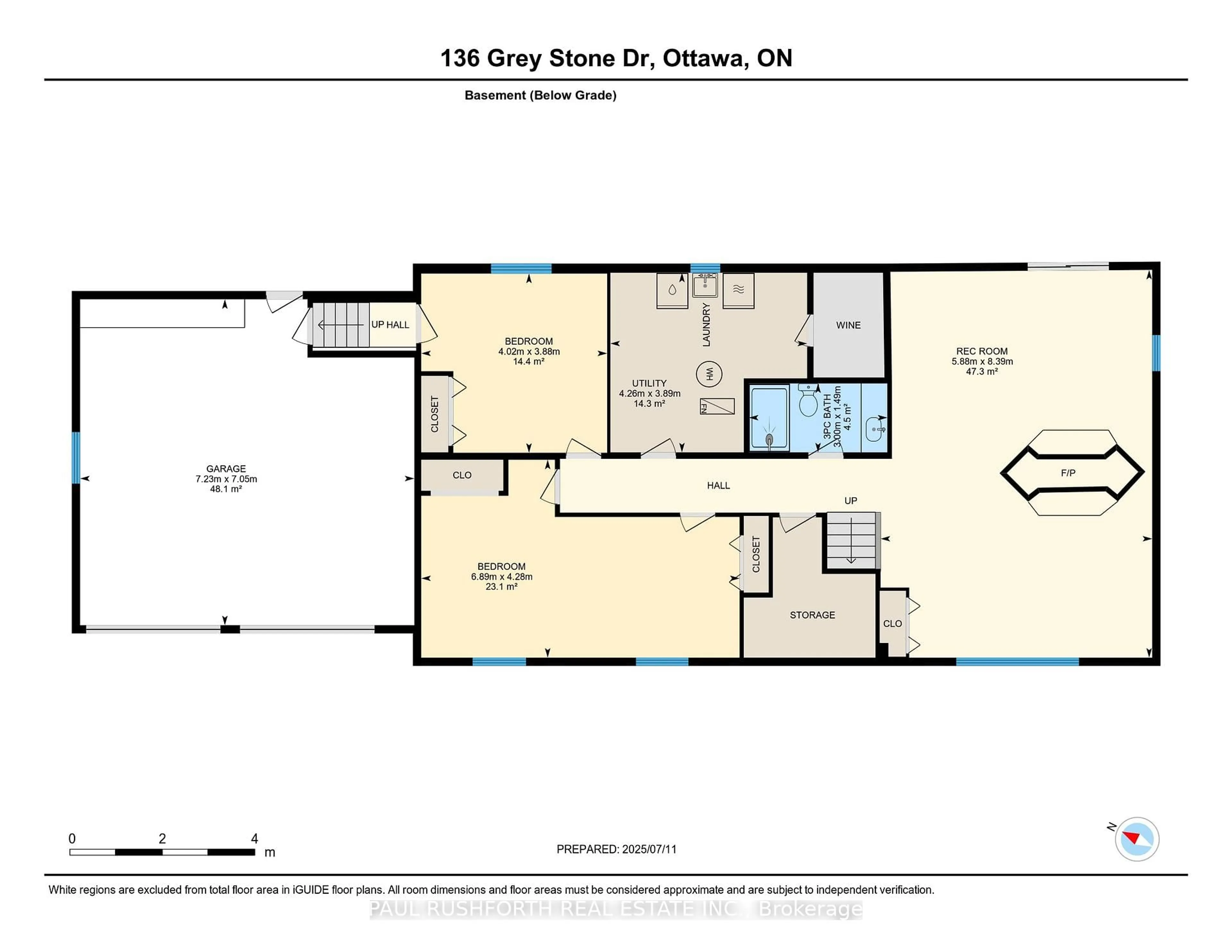 Floor plan for 136 Grey Stone Dr, Carp Ontario K0A 1L0