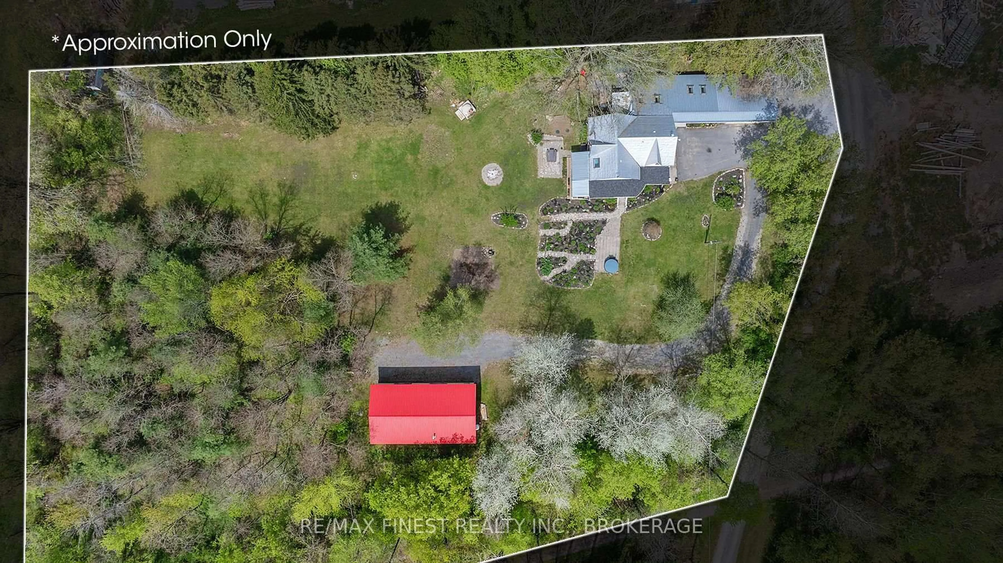 A pic from outside/outdoor area/front of a property/back of a property/a pic from drone, unknown for 259 County Road 17, Newburgh Ontario K0K 2S0