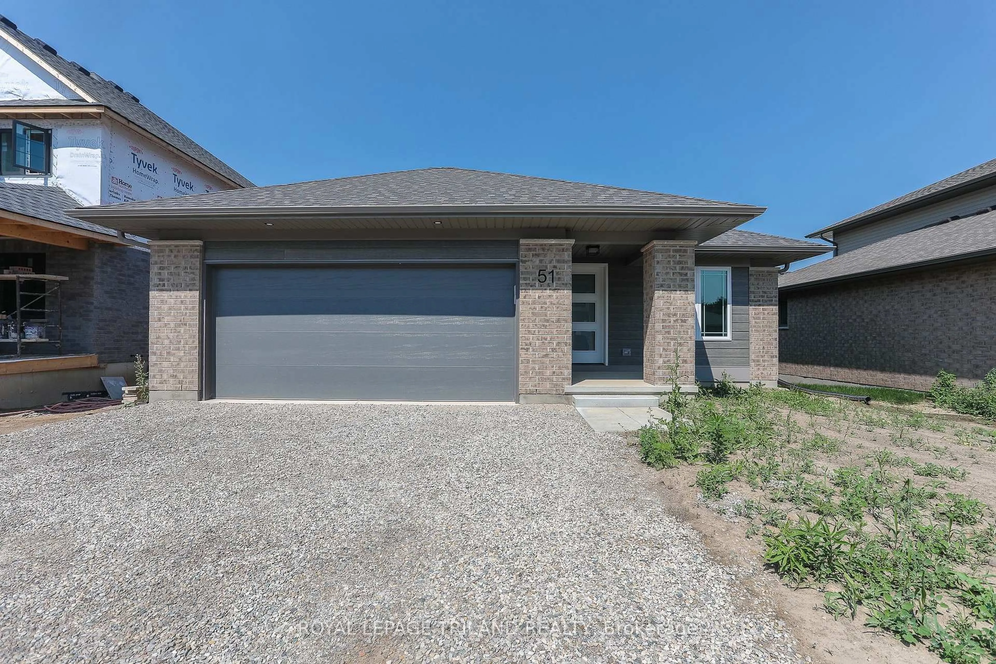 Home with brick exterior material, street for 51 White Tail Path, Central Elgin Ontario N5R 0N7