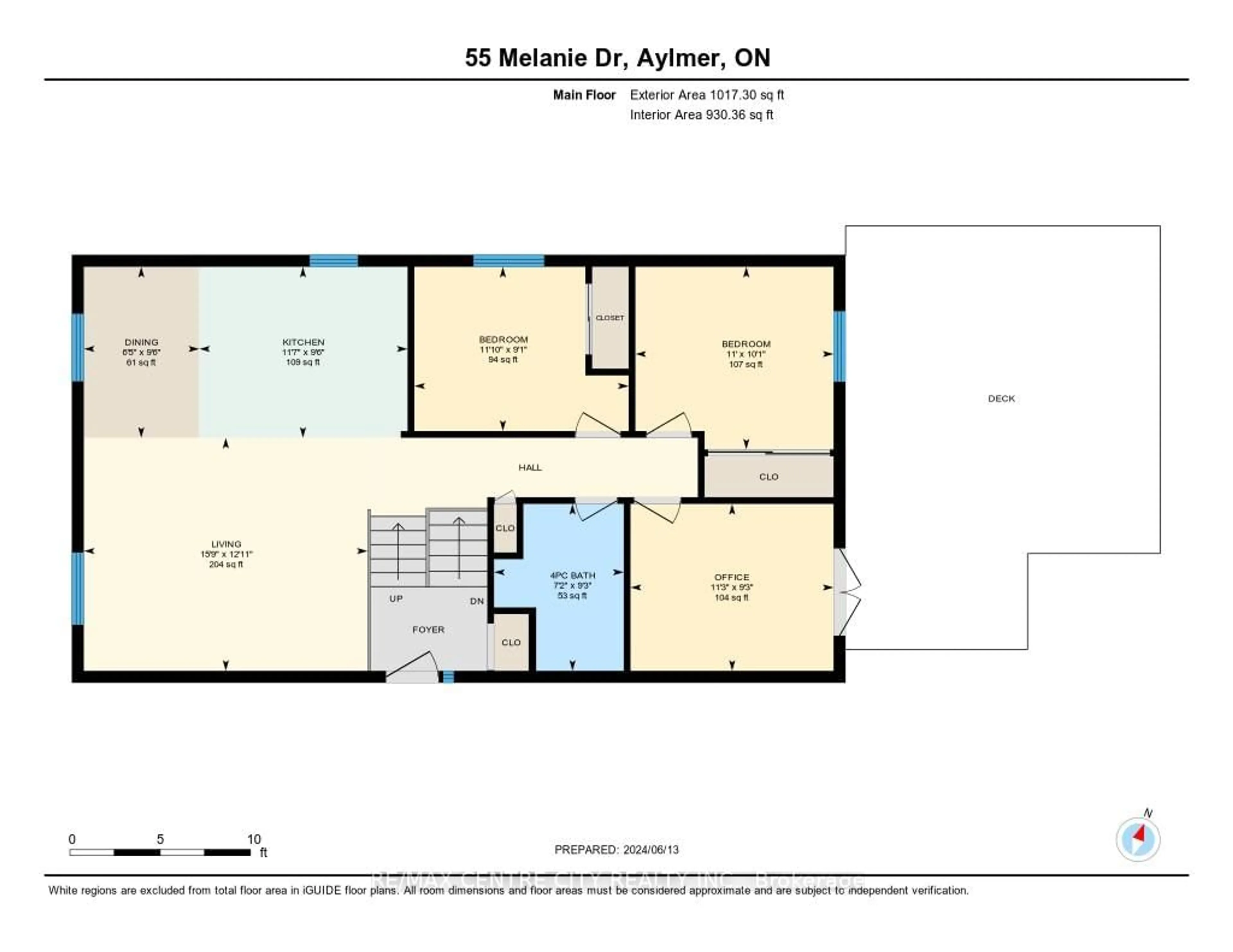 Floor plan for 55 Melanie Dr, Aylmer Ontario N5H 3G6