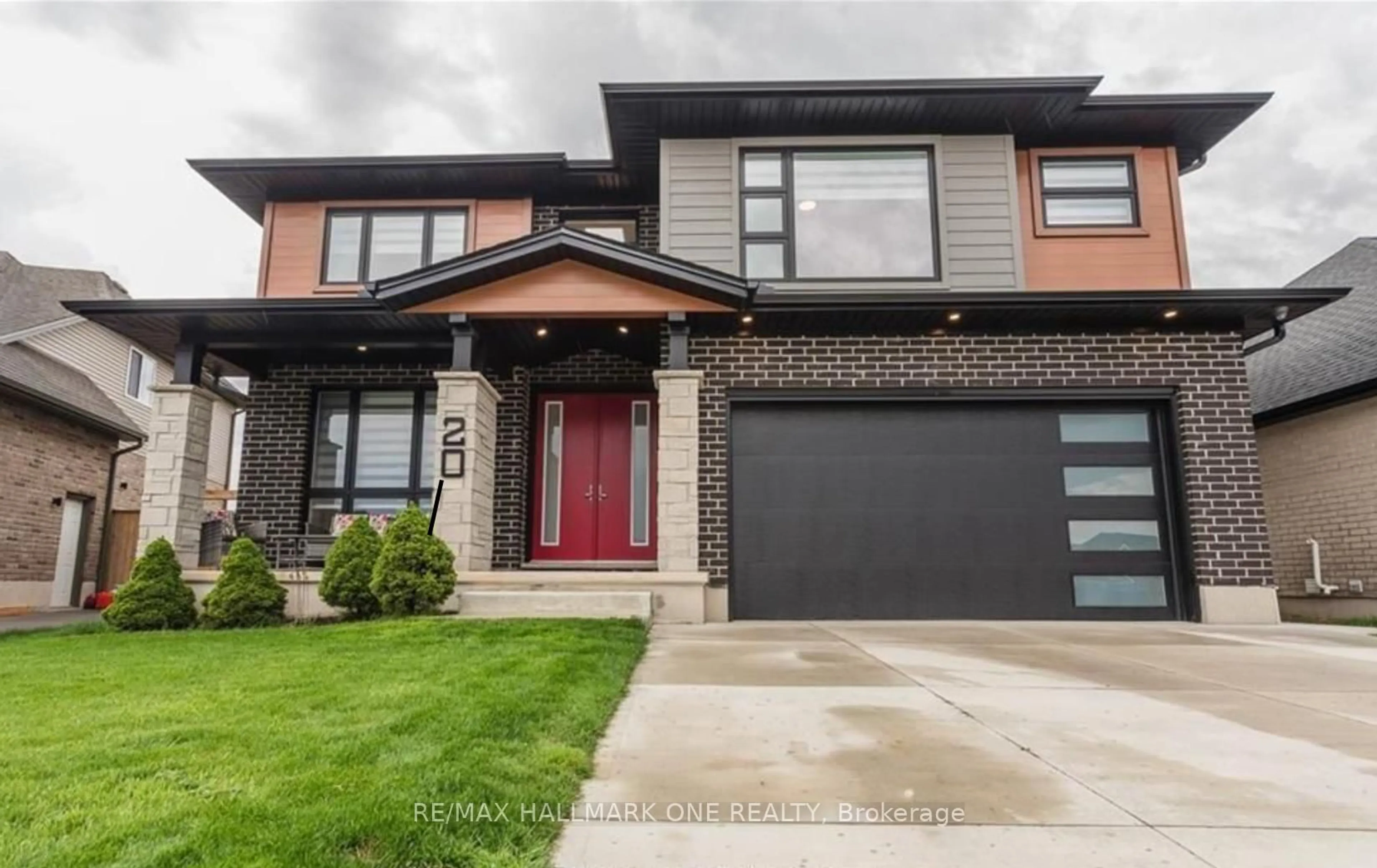 Home with brick exterior material, street for 20 Valderrama Lane, St. Thomas Ontario N5R 0E8