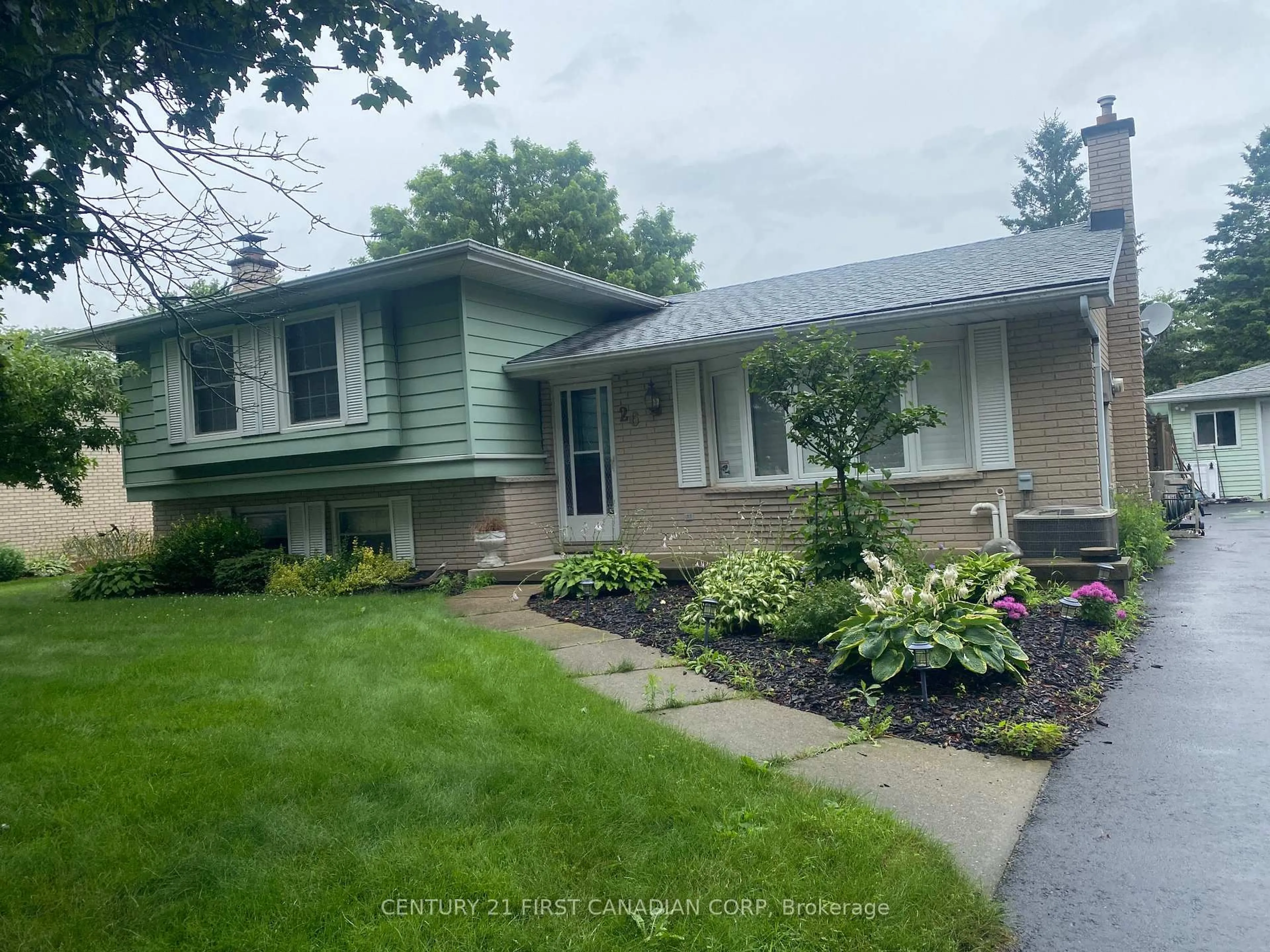 Home with vinyl exterior material, street for 26 Gustin Ave, London South Ontario N6P 1C3
