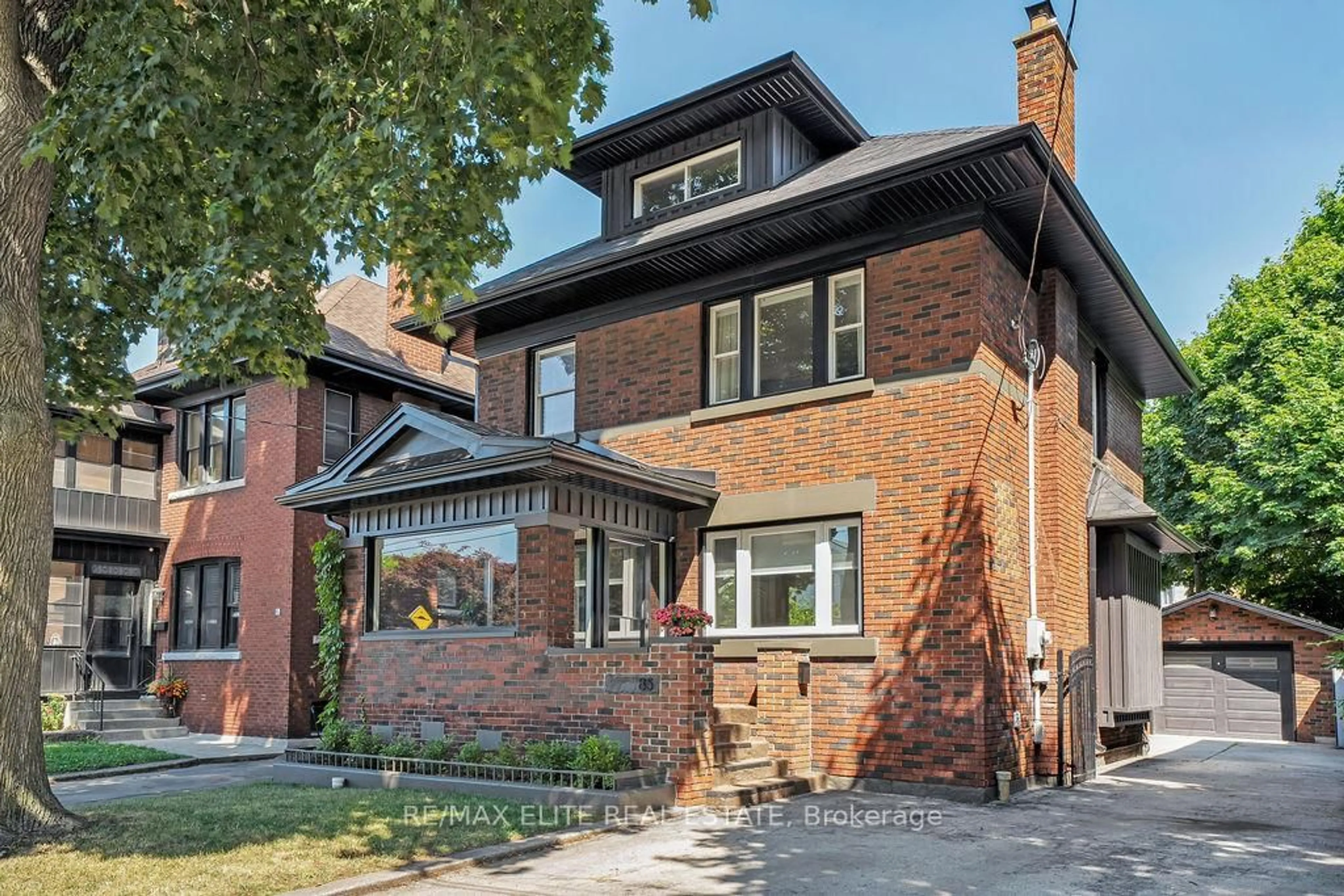 Home with brick exterior material, street for 85 Balsam Ave, Hamilton Ontario L8M 3B2