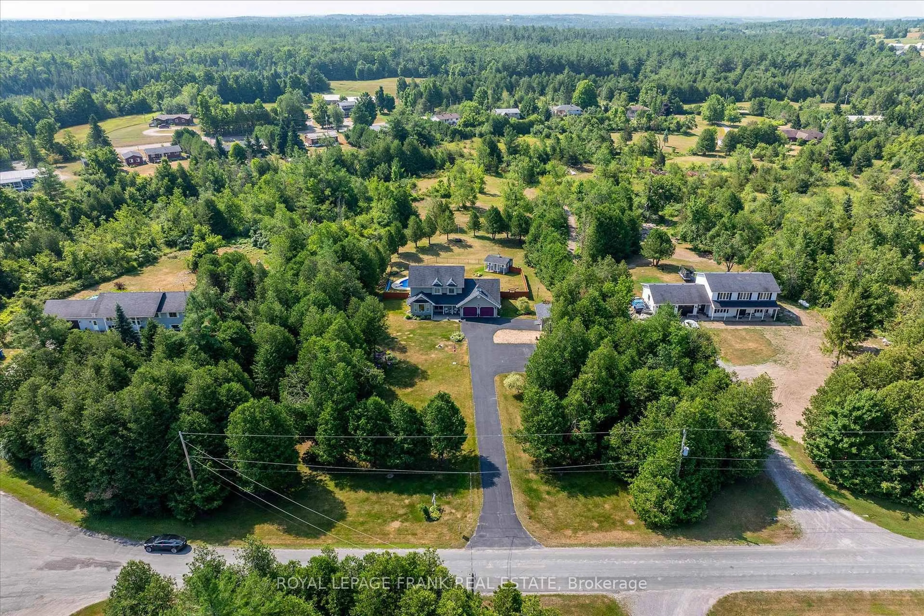 A pic from outside/outdoor area/front of a property/back of a property/a pic from drone, unknown for 229 Lonsberry Lane, Douro-Dummer Ontario K0L 3A0