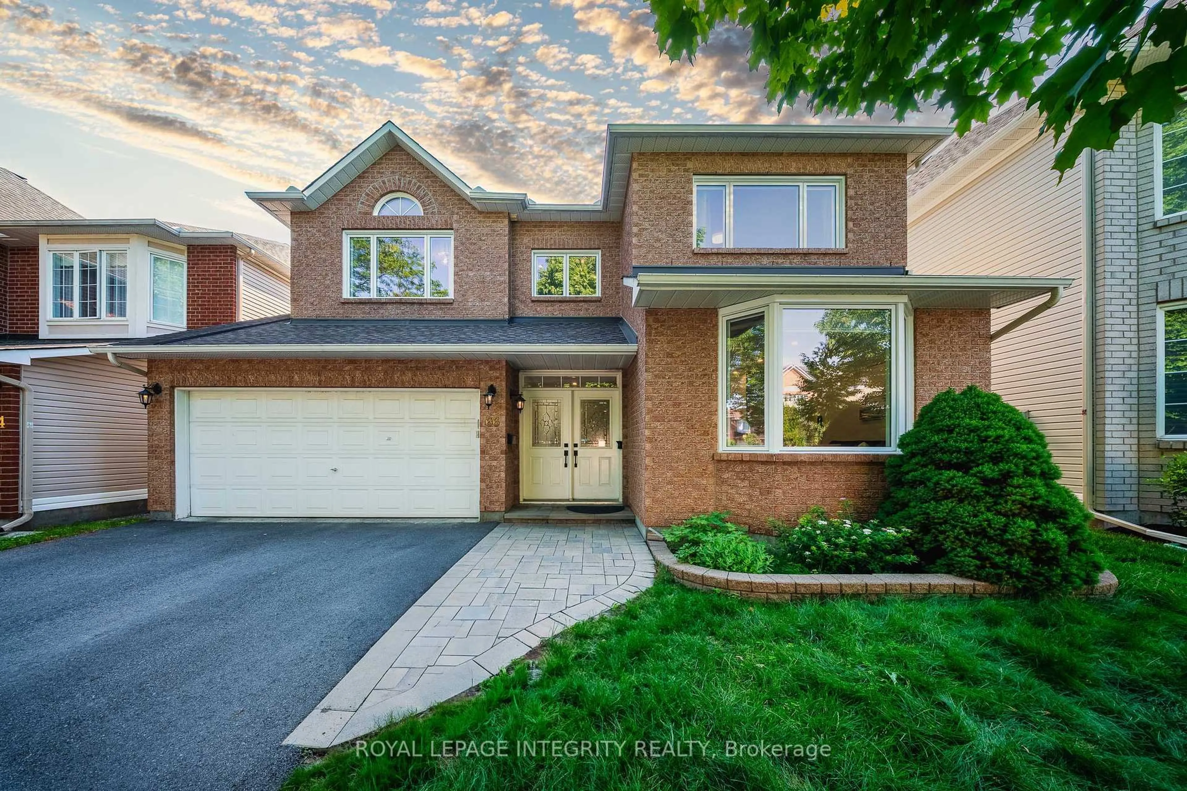 Home with brick exterior material, street for 66 Mattamy Pl, Ottawa Ontario K2G 6K1