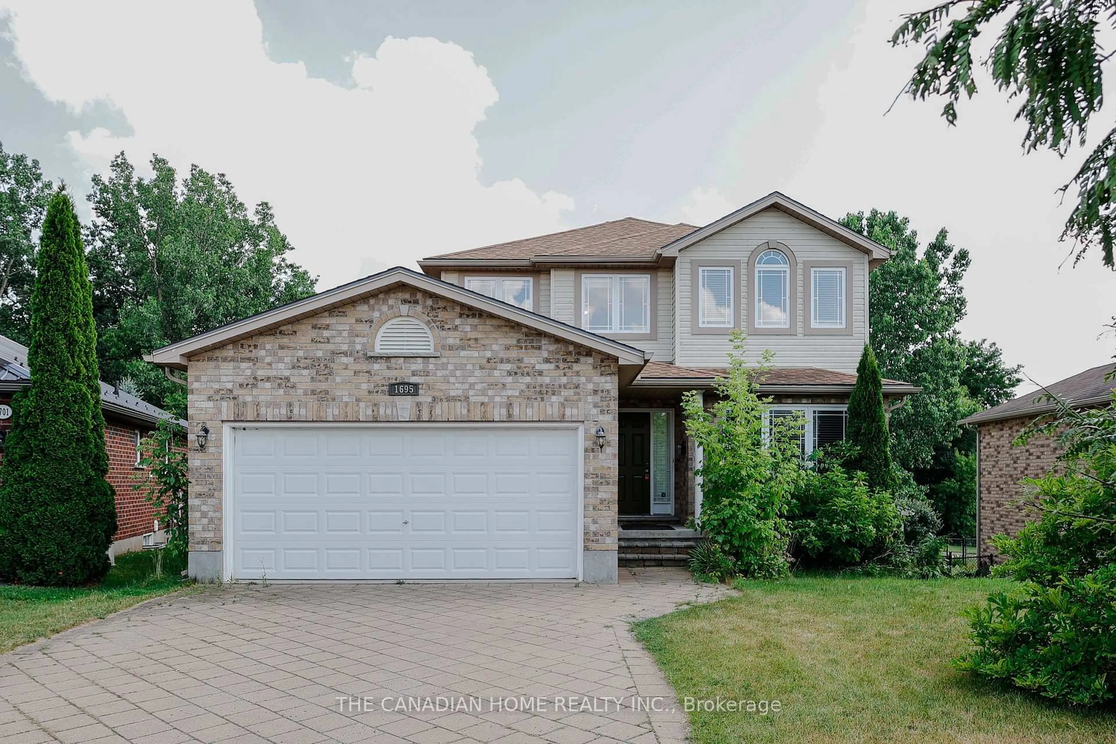 Home with brick exterior material, street for 1695 CEDARCREEK Cres, London North Ontario N5X 0C7