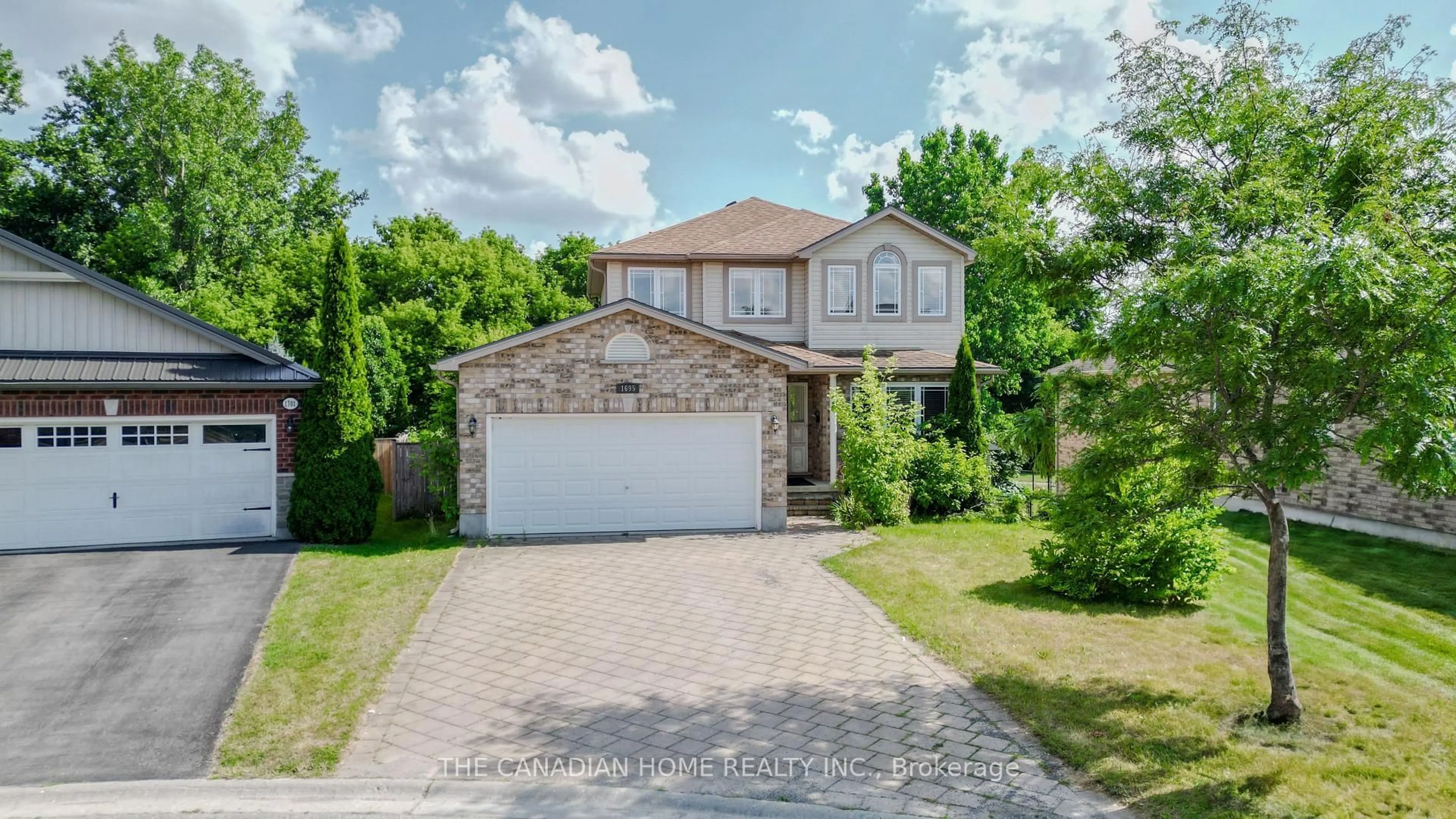 Home with brick exterior material, street for 1695 CEDARCREEK Cres, London North Ontario N5X 0C7