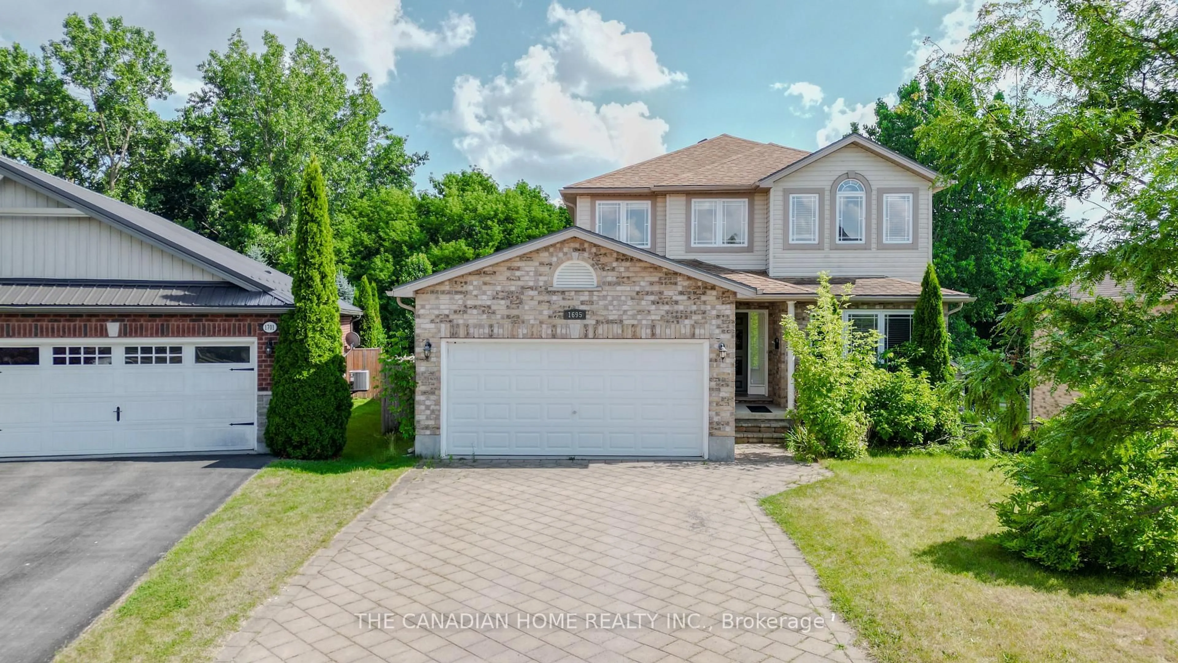 Home with brick exterior material, street for 1695 CEDARCREEK Cres, London North Ontario N5X 0C7