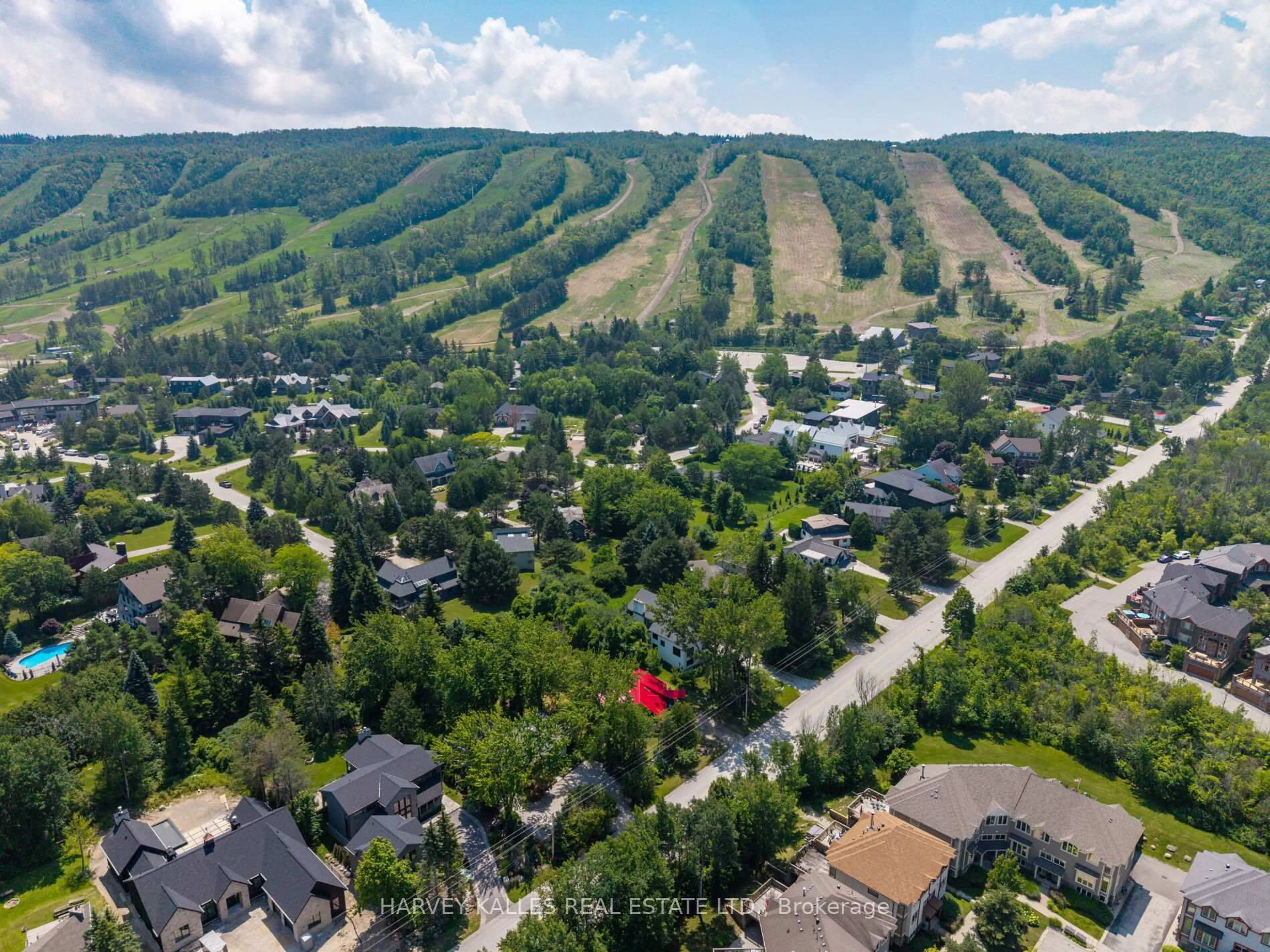A pic from outside/outdoor area/front of a property/back of a property/a pic from drone, mountain view for 176 SLEEPY HOLLOW Rd, Blue Mountains Ontario L9Y 0S8