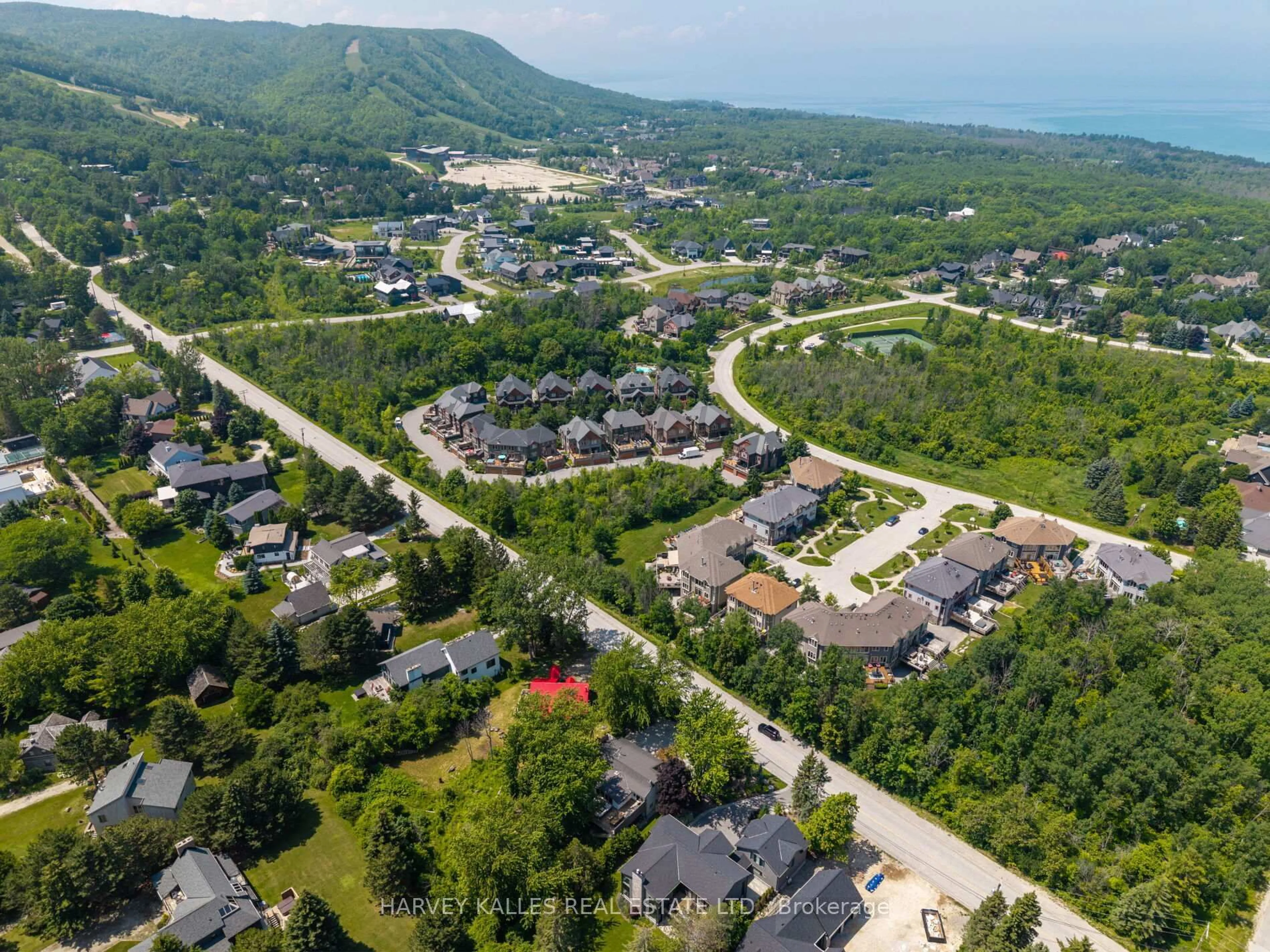 A pic from outside/outdoor area/front of a property/back of a property/a pic from drone, mountain view for 176 SLEEPY HOLLOW Rd, Blue Mountains Ontario L9Y 0S8