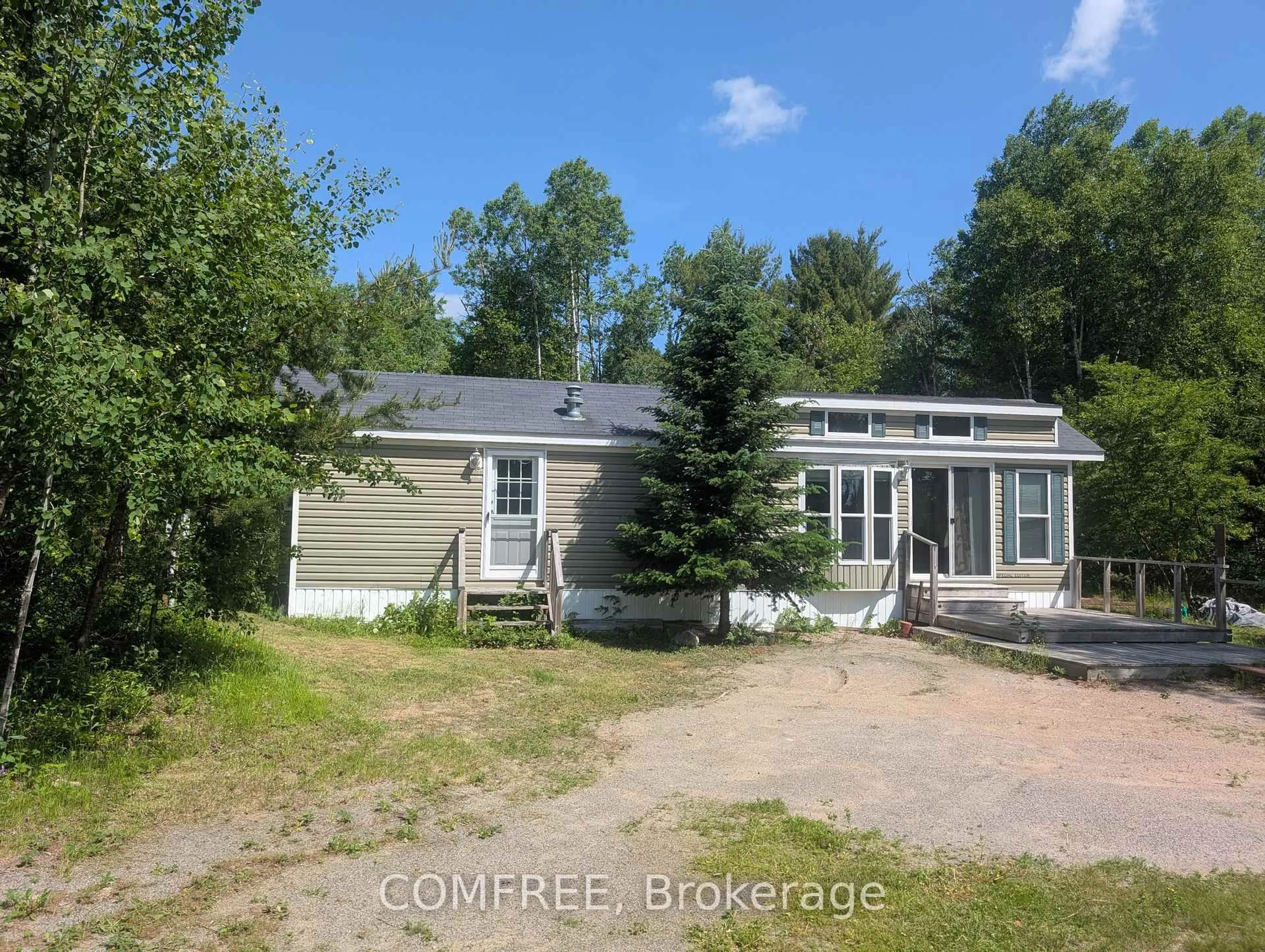 A pic from outside/outdoor area/front of a property/back of a property/a pic from drone, unknown for 38 Boulter Lake Rd, Maynooth Ontario K0L 2K0