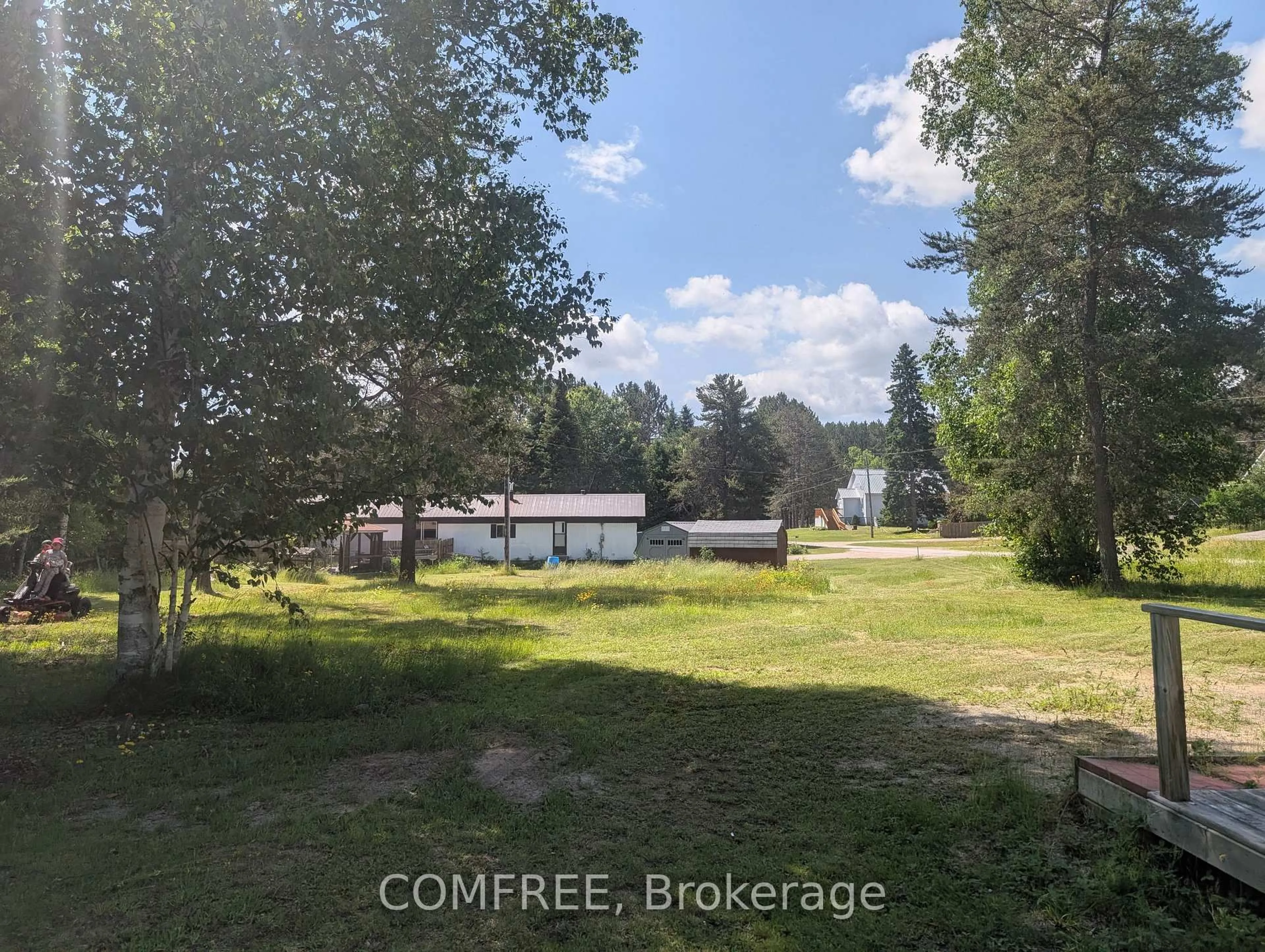 A pic from outside/outdoor area/front of a property/back of a property/a pic from drone, water/lake/river/ocean view for 38 Boulter Lake Rd, Maynooth Ontario K0L 2K0