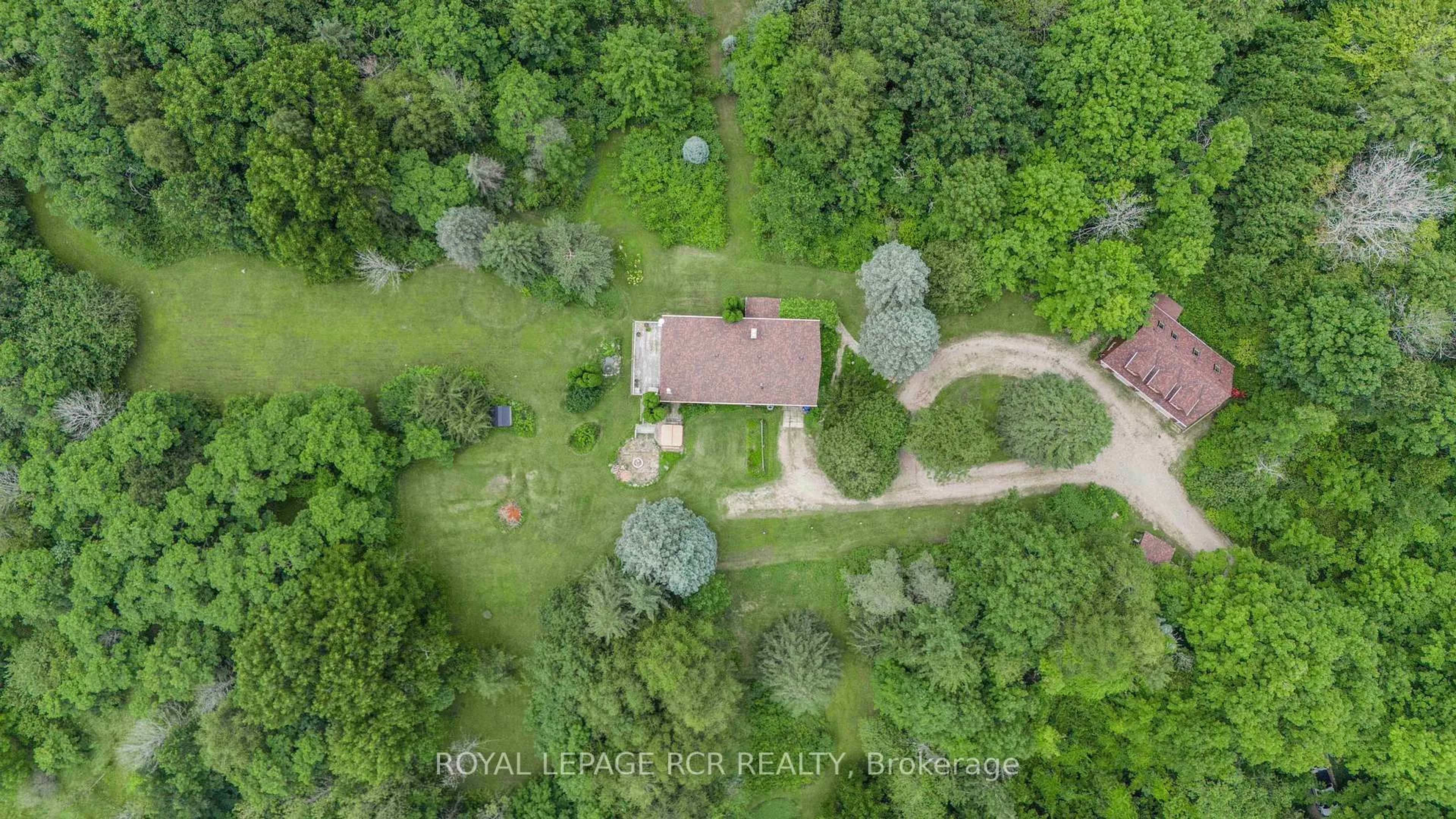 A pic from outside/outdoor area/front of a property/back of a property/a pic from drone, forest/trees view for 487072 30th Sdrd, Mono Ontario L9V 1G8