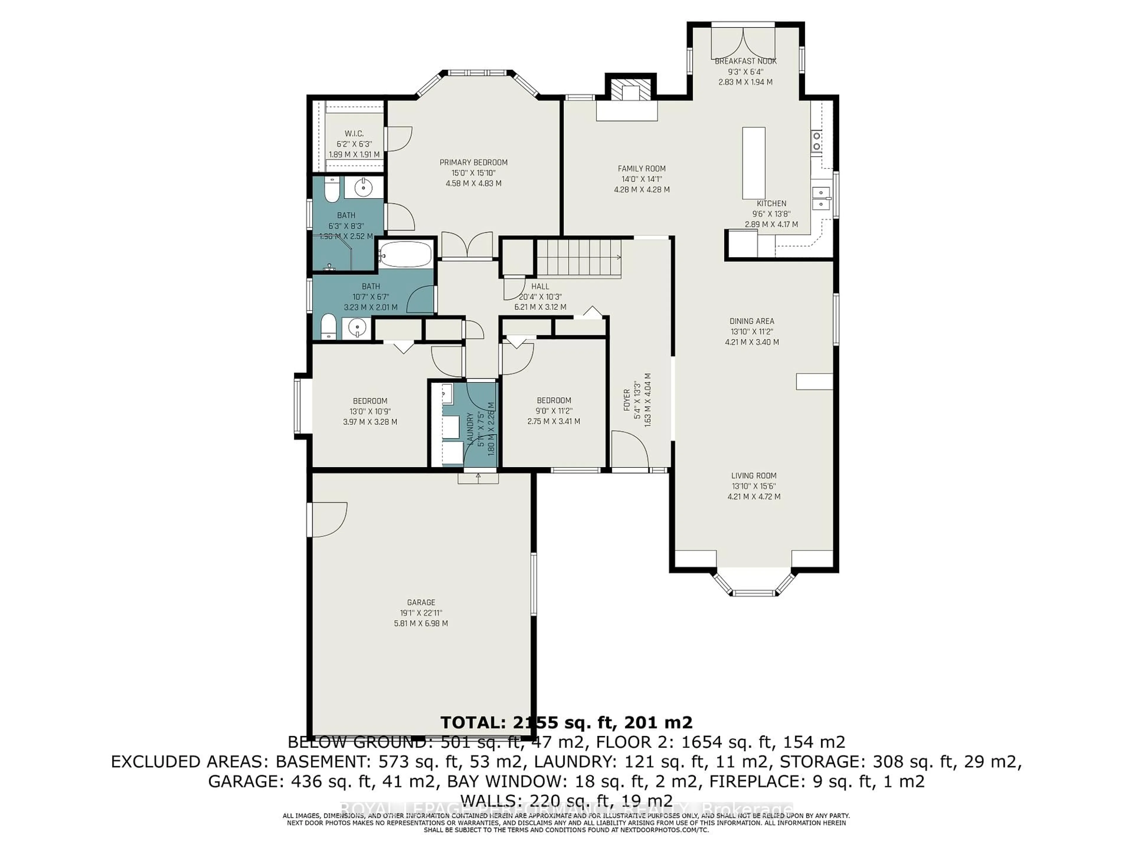 Floor plan for 572 Dean Dr, Cornwall Ontario K6H 6Z6