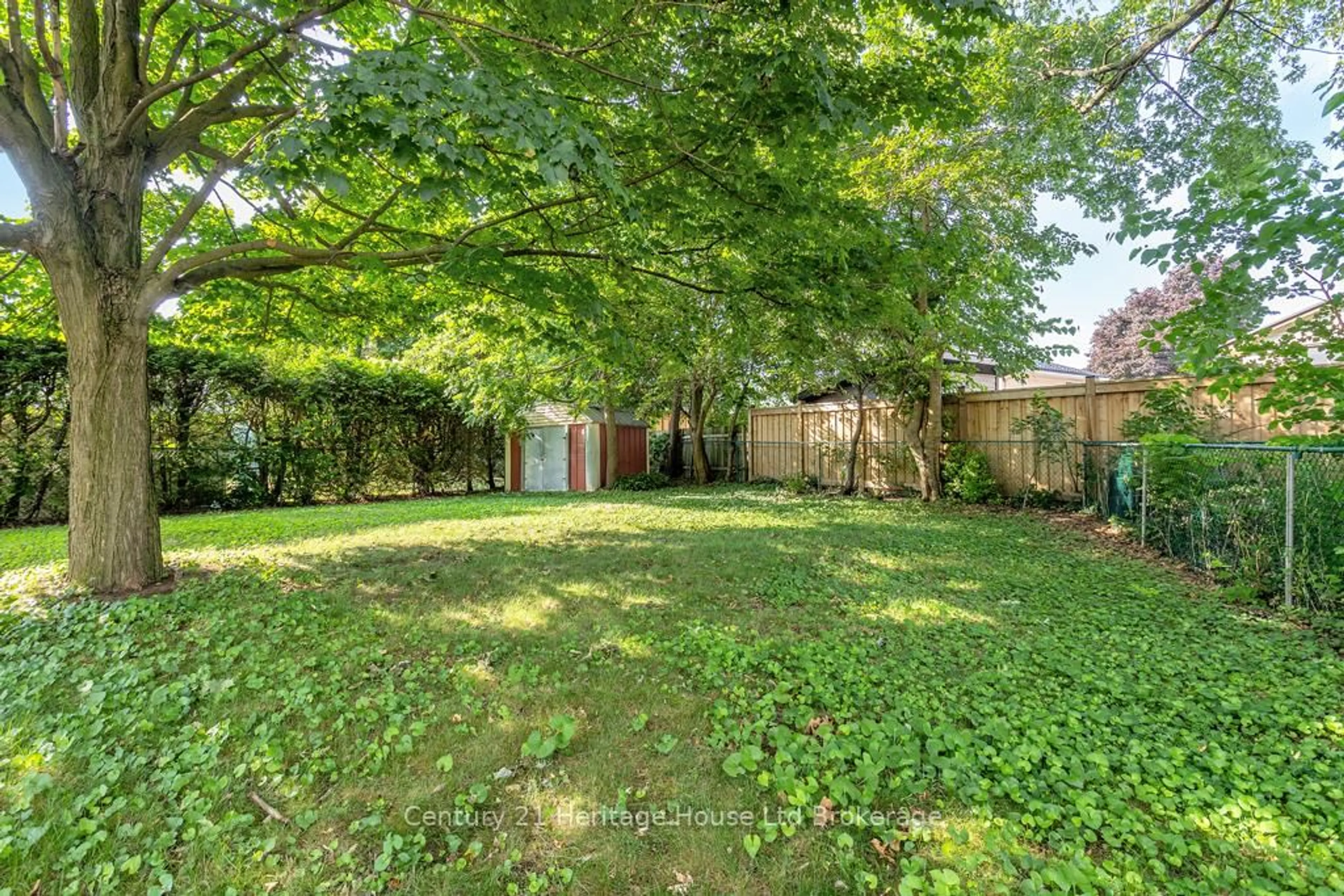 Patio, forest/trees view for 16 Alba Ave, Tillsonburg Ontario N4G 4K1