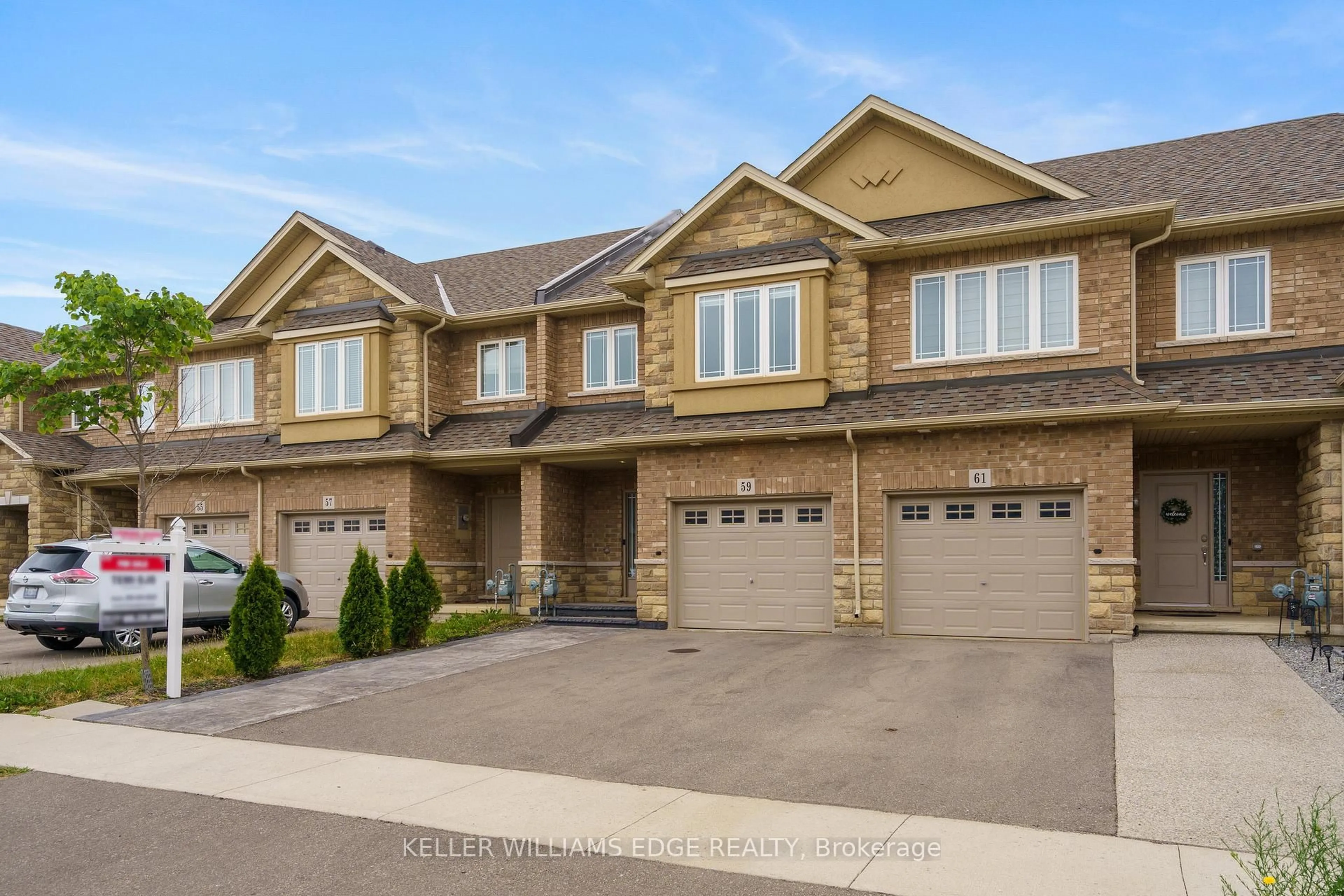 Home with brick exterior material, street for 59 Rockledge Dr, Hamilton Ontario L0R 1P0