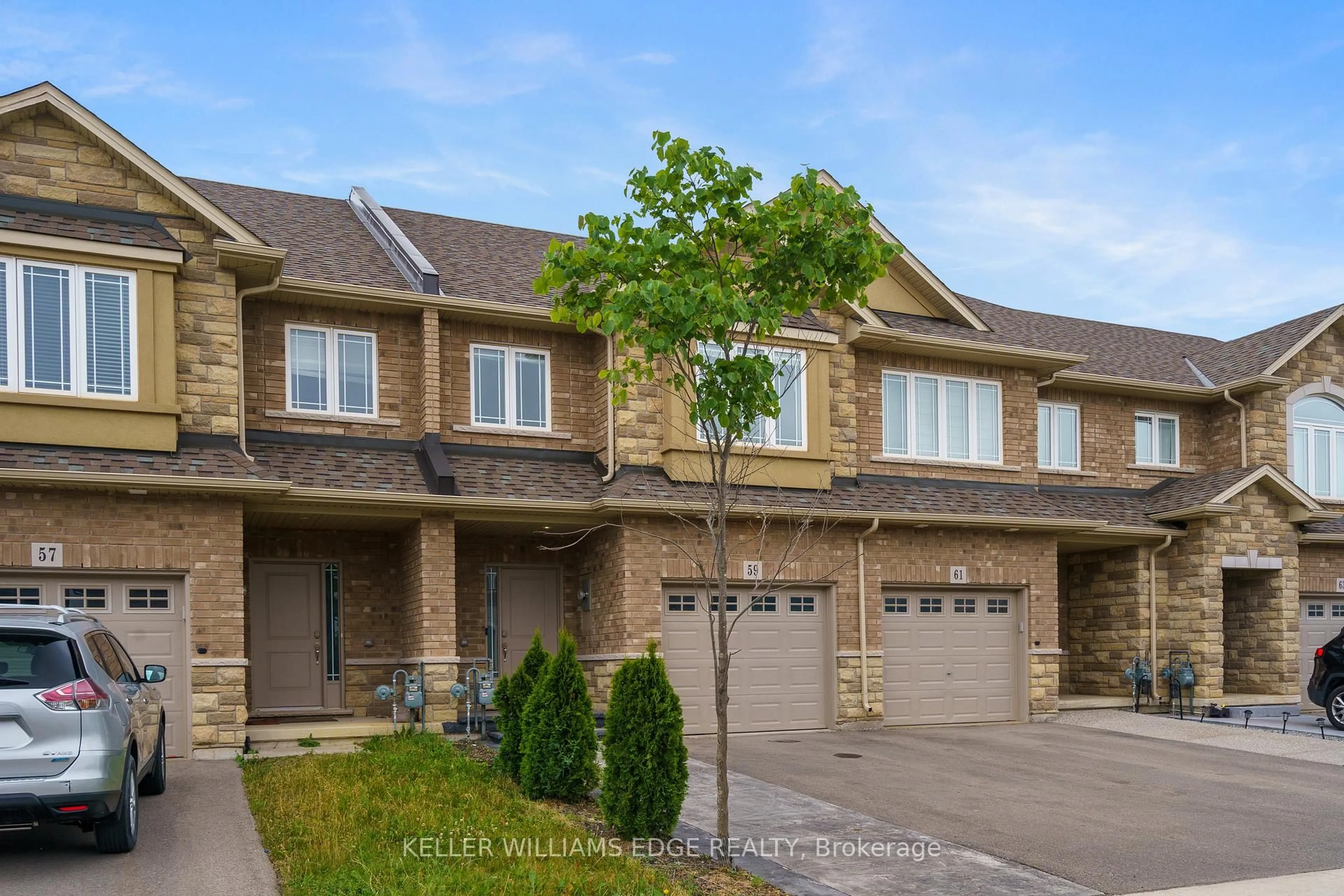 Home with brick exterior material, street for 59 Rockledge Dr, Hamilton Ontario L0R 1P0
