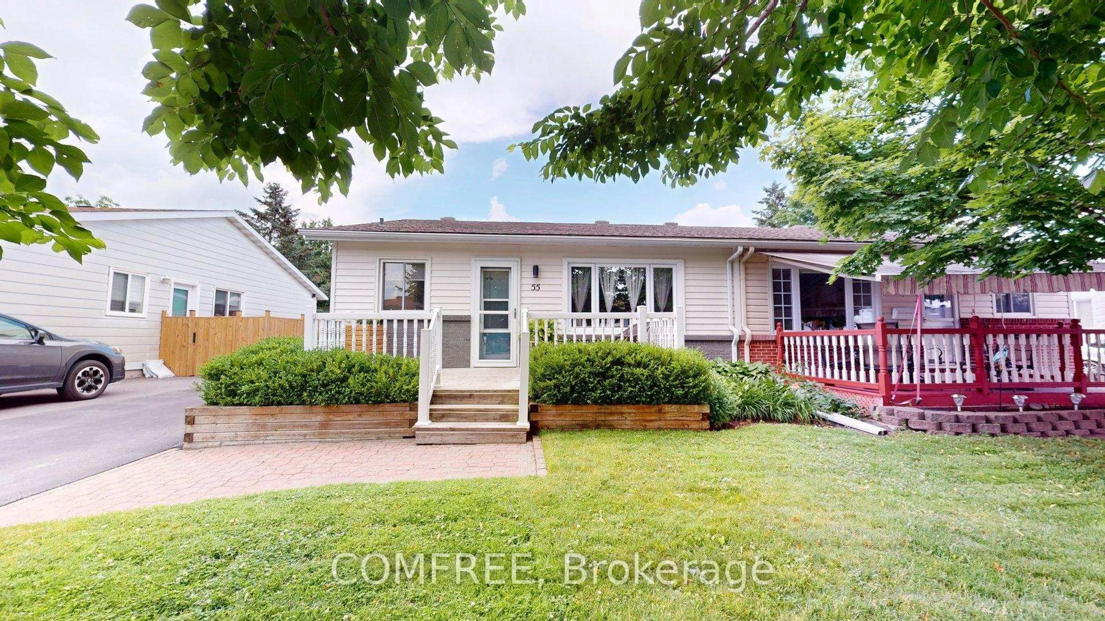 Home with brick exterior material, street for 55 Binscarth Cres, Ottawa Ontario K2L 1R9
