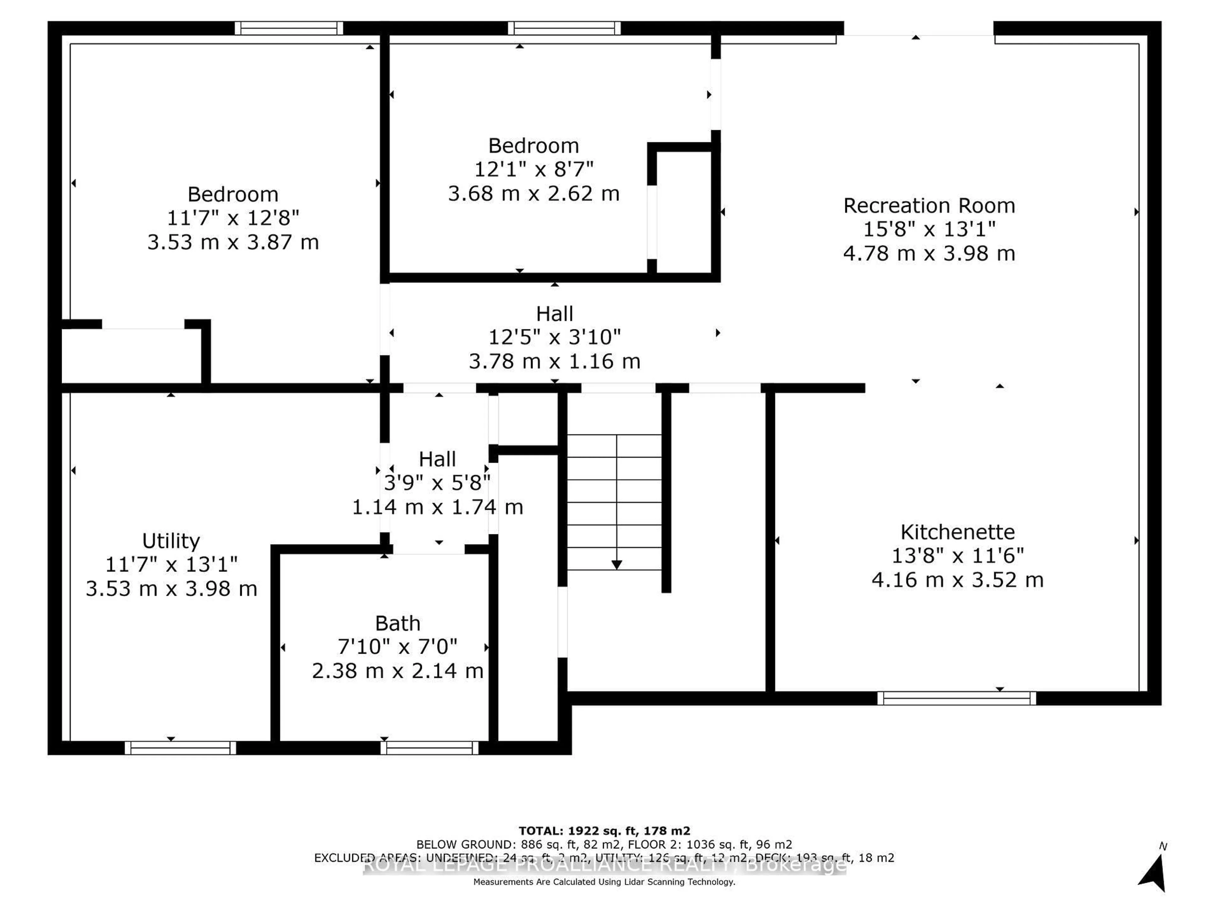 Floor plan for 22 Butler St, Brighton Ontario K0K 1H0