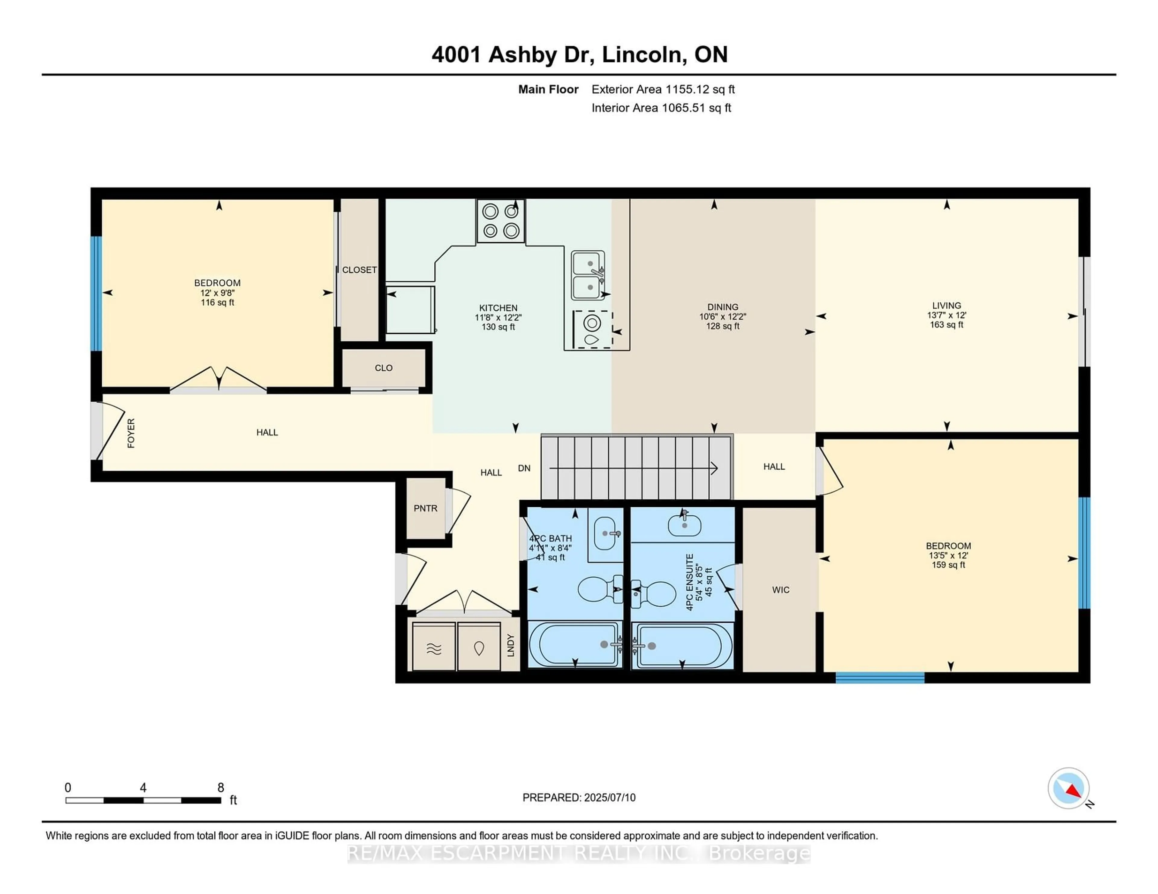 Floor plan for 4001 Ashby Dr, Lincoln Ontario L3J 0H1