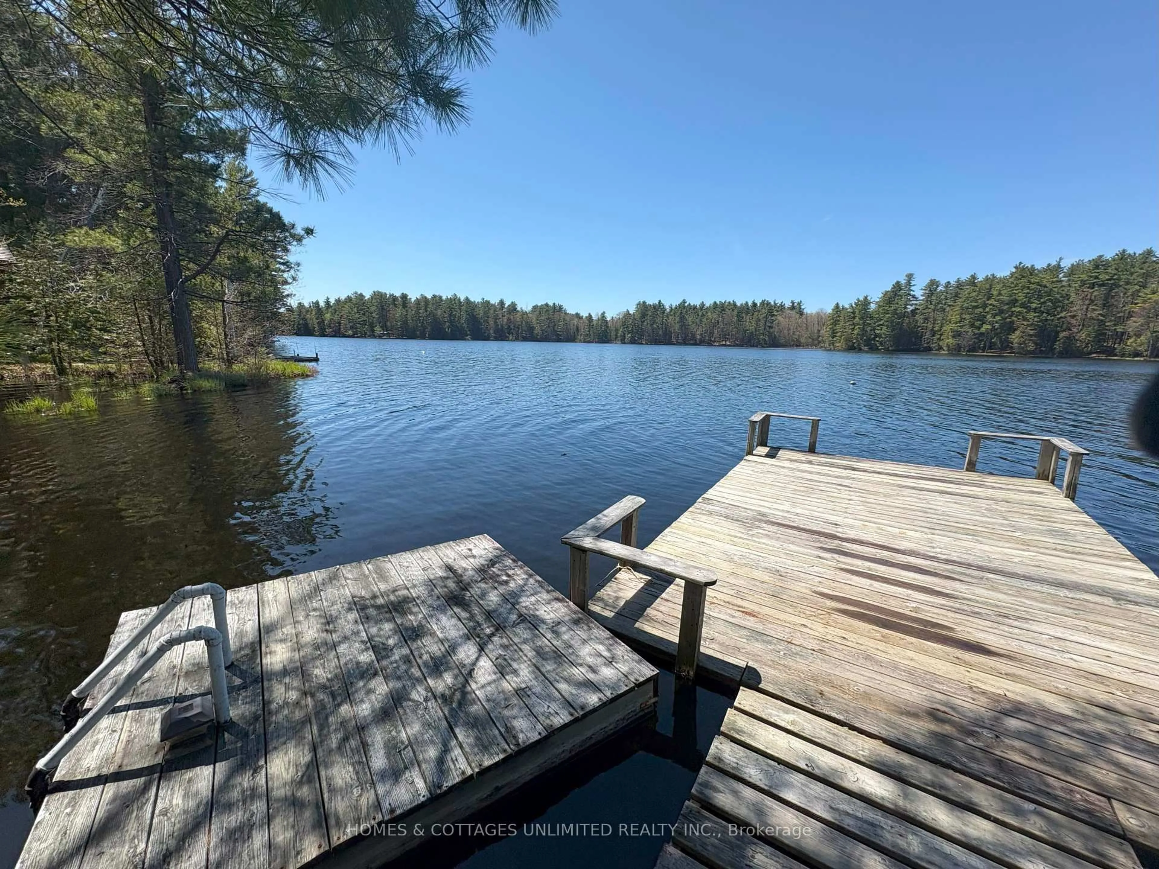 A pic from outside/outdoor area/front of a property/back of a property/a pic from drone, water/lake/river/ocean view for 12 Stone Hill Junction Rd, Greater Madawaska Ontario K0H 0G0