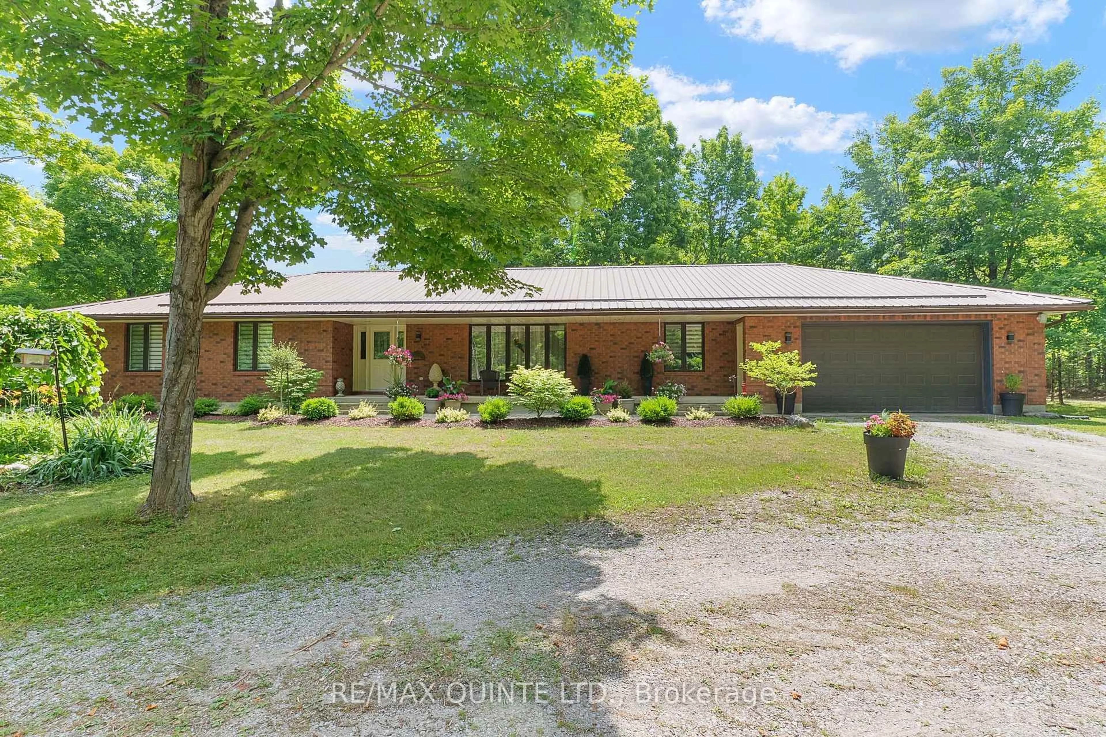 A pic from outside/outdoor area/front of a property/back of a property/a pic from drone, street for 1140 Somerville 3rd Concession, Kawartha Lakes Ontario K0M 1N0