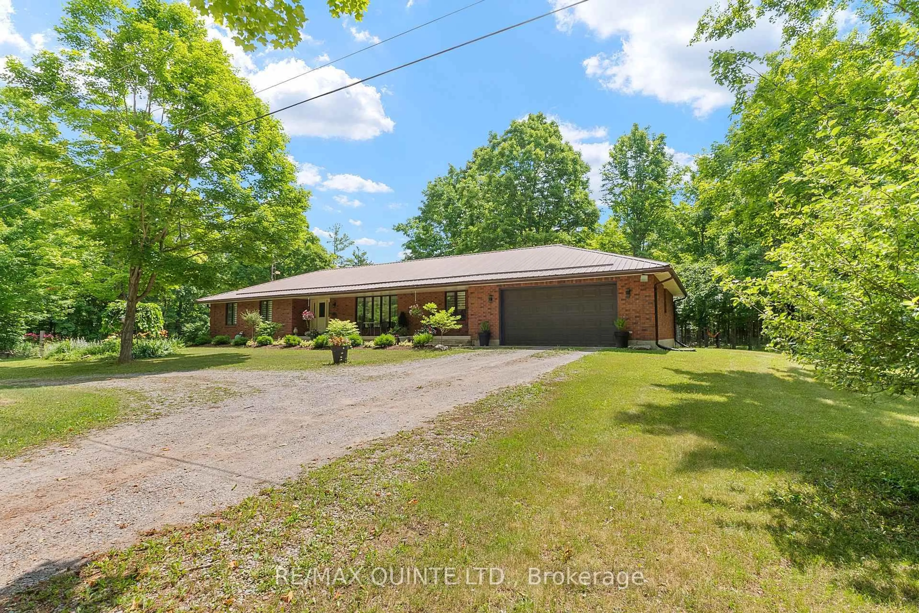 A pic from outside/outdoor area/front of a property/back of a property/a pic from drone, street for 1140 Somerville 3rd Concession, Kawartha Lakes Ontario K0M 1N0