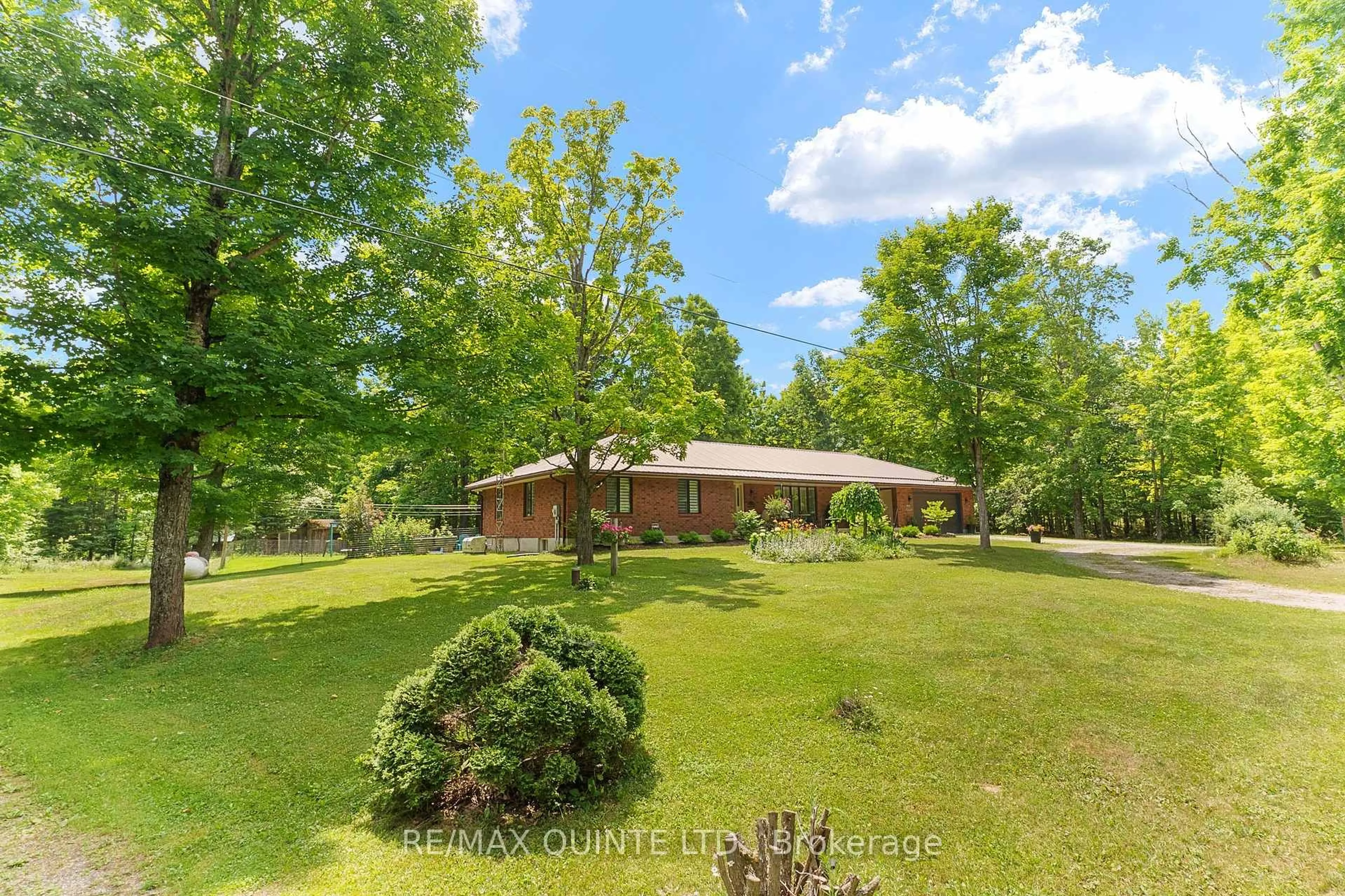 A pic from outside/outdoor area/front of a property/back of a property/a pic from drone, unknown for 1140 Somerville 3rd Concession, Kawartha Lakes Ontario K0M 1N0