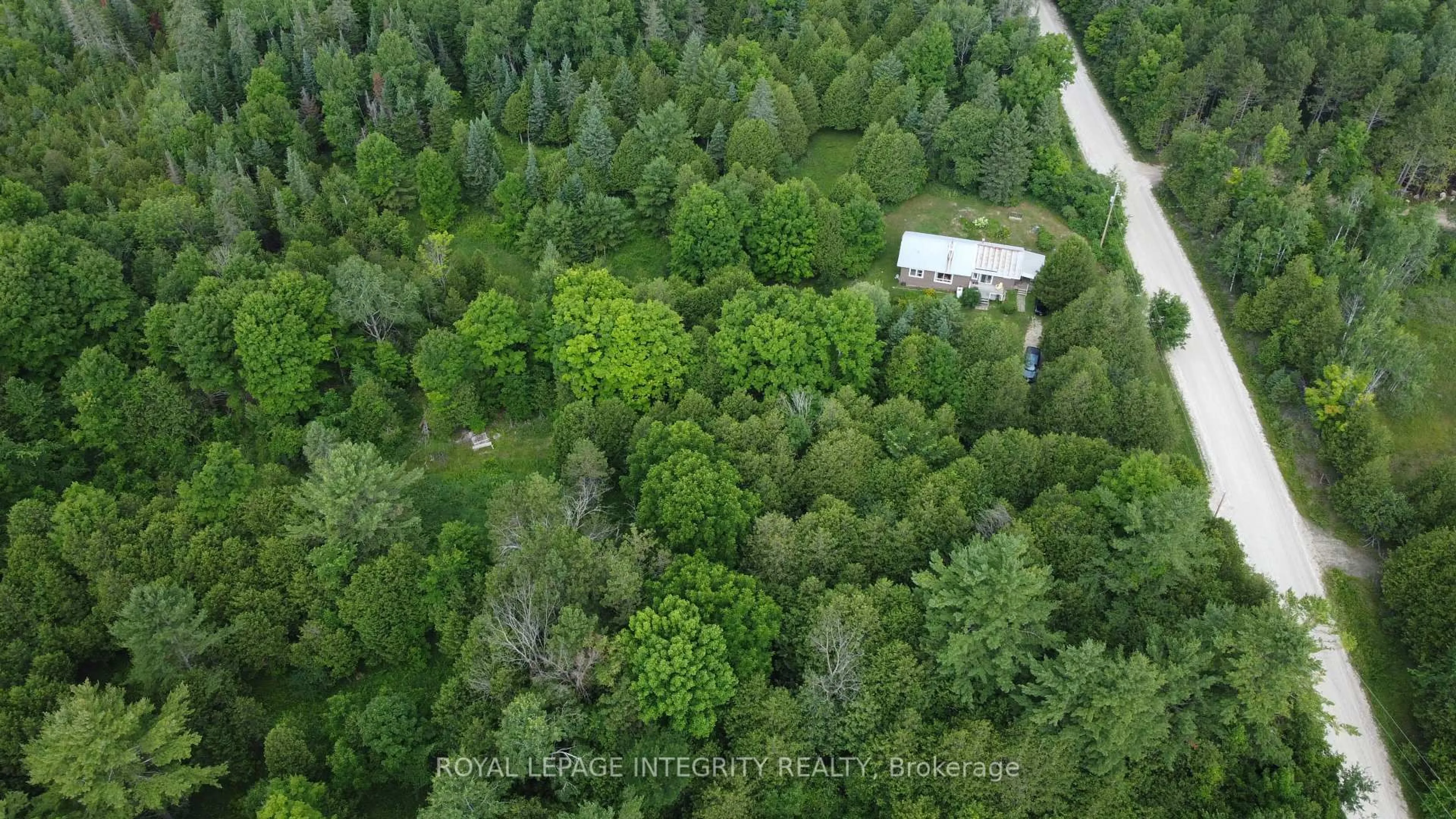 A pic from outside/outdoor area/front of a property/back of a property/a pic from drone, forest/trees view for 865 Con 10 Concession, Mcdonalds Corners Ontario K0G 1M0