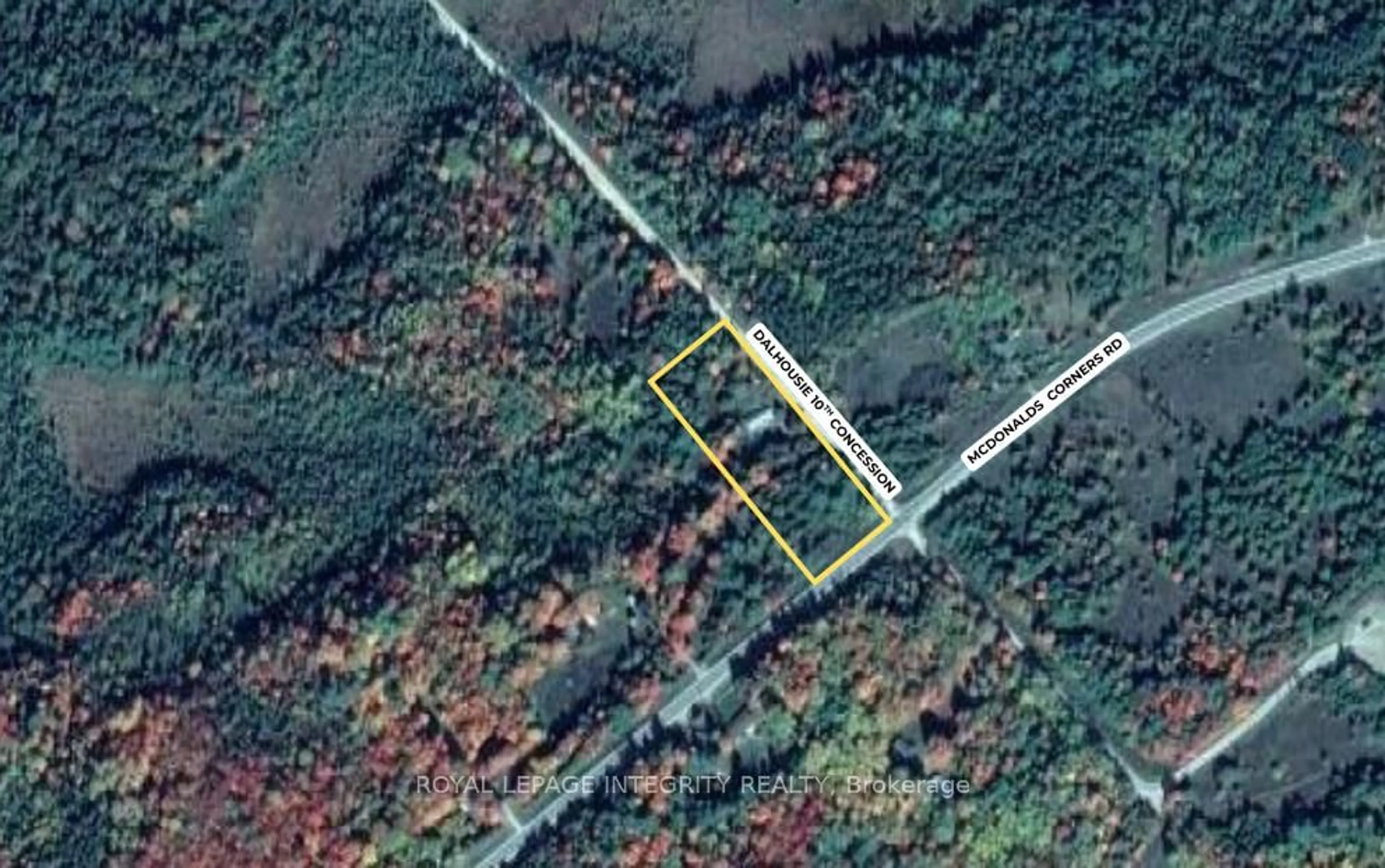 Picture of a map for 865 Con 10 Concession, Mcdonalds Corners Ontario K0G 1M0