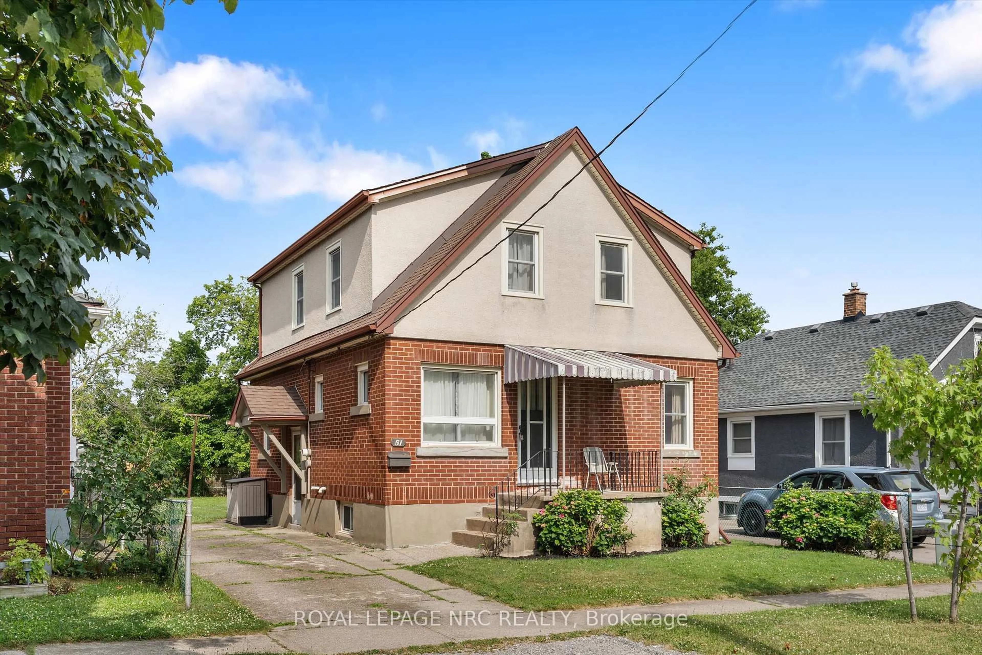 Home with brick exterior material, street for 51 Currie St, St. Catharines Ontario L2M 5M9