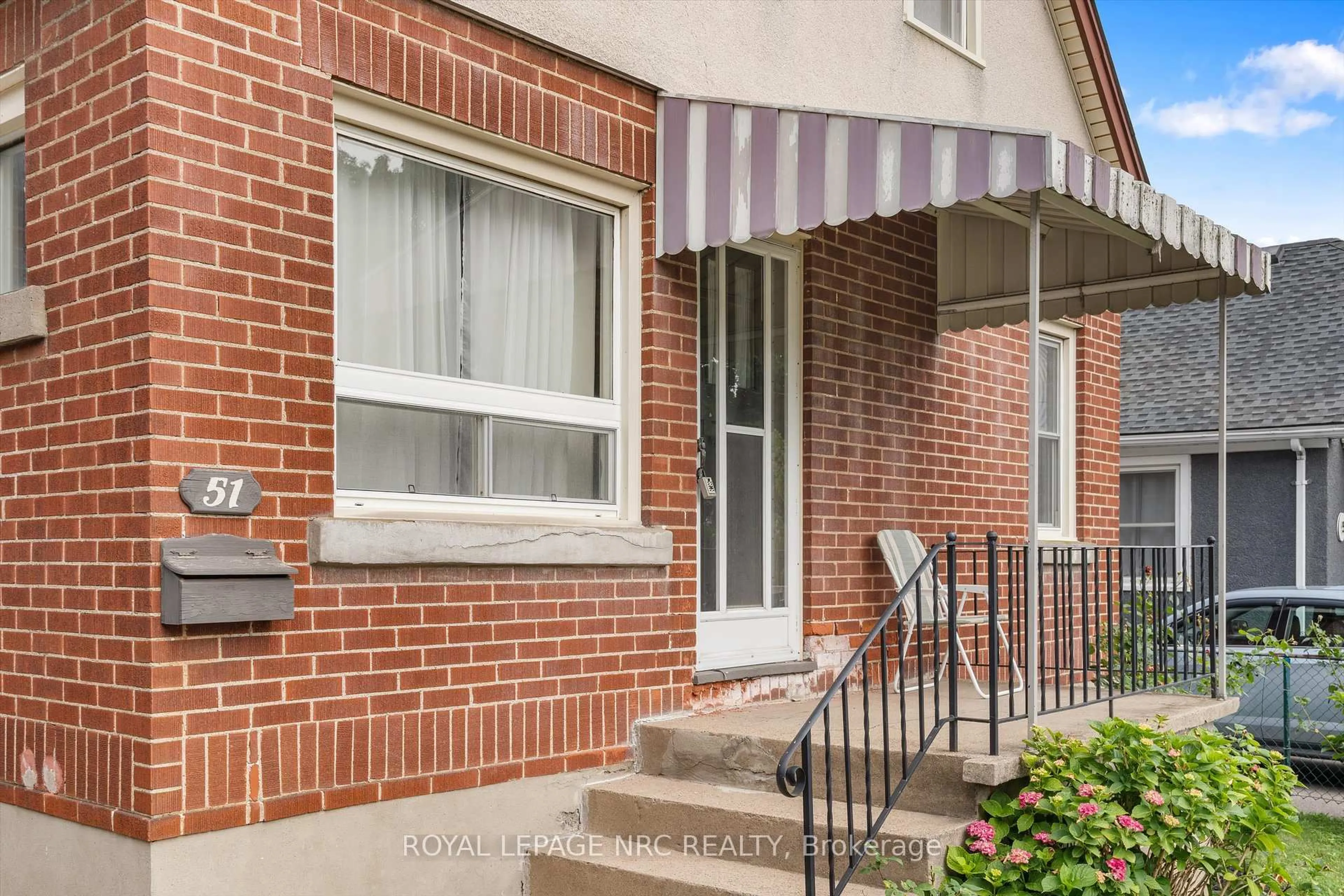 Home with brick exterior material, street for 51 Currie St, St. Catharines Ontario L2M 5M9