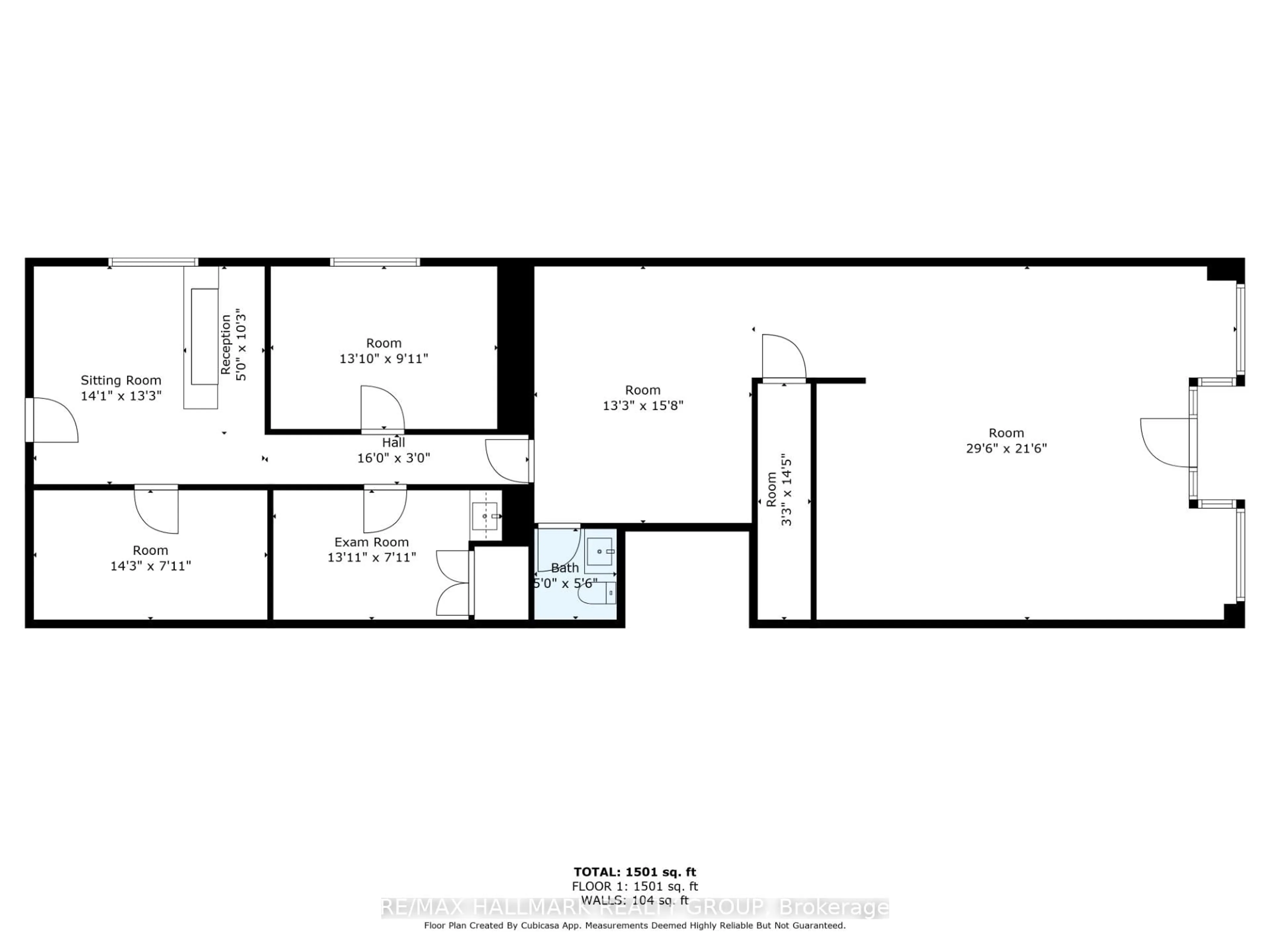 Floor plan for 126-128 Prescott St #128, North Grenville Ontario K0G 1J0