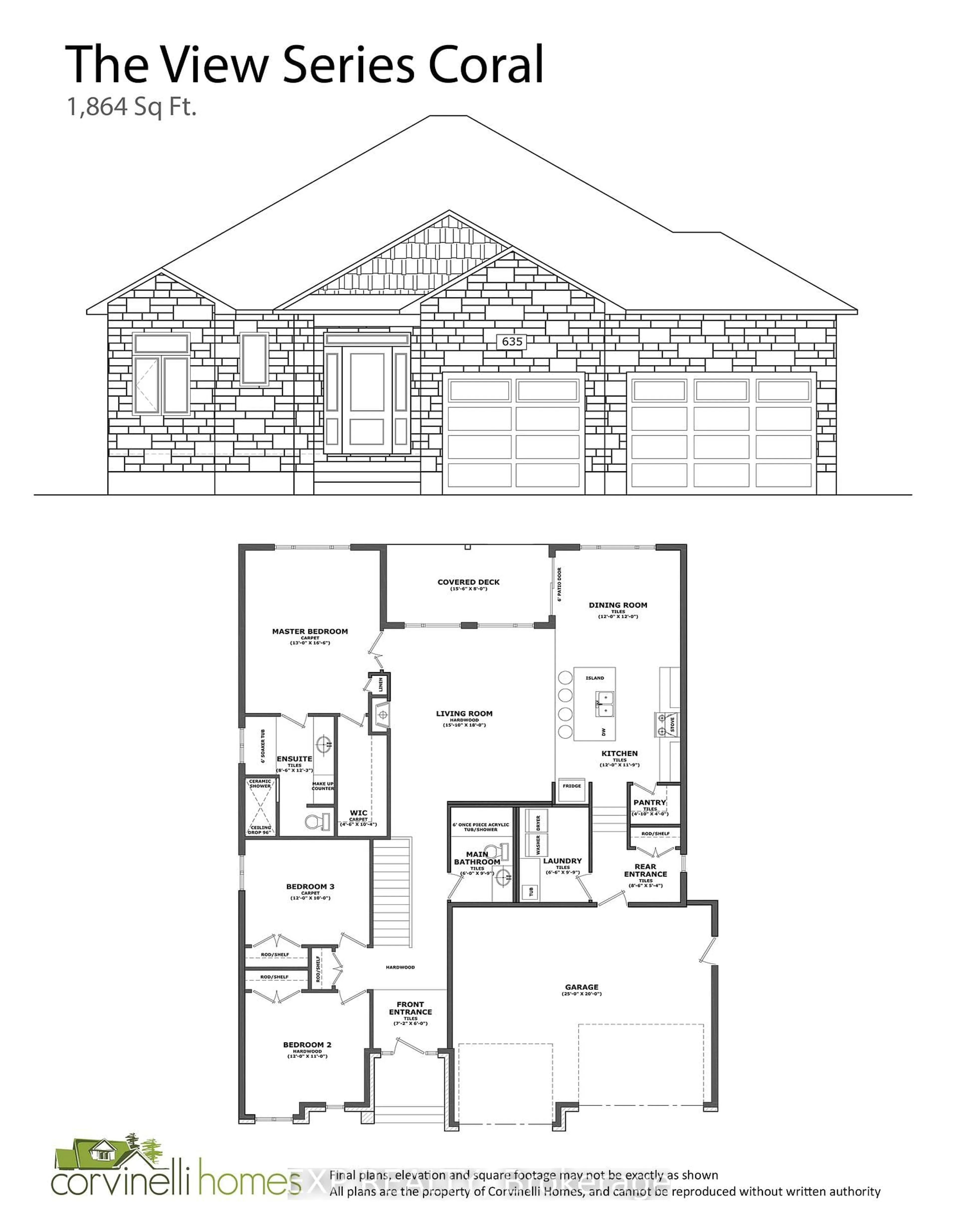 Floor plan for 647 Parkview Terr, Russell Ontario K4R 0C6
