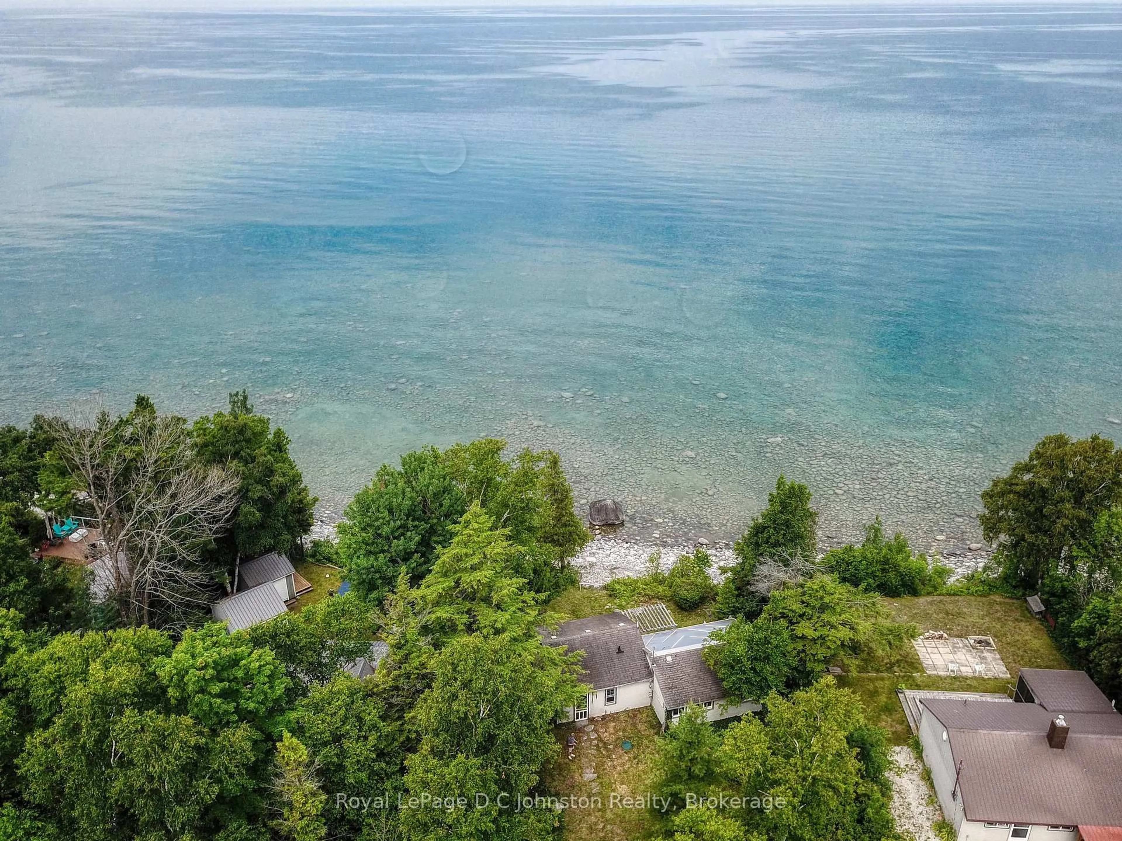 A pic from outside/outdoor area/front of a property/back of a property/a pic from drone, water/lake/river/ocean view for 697 Bruce RD #13 Rd, Native Leased Lands Ontario N0H 2L0