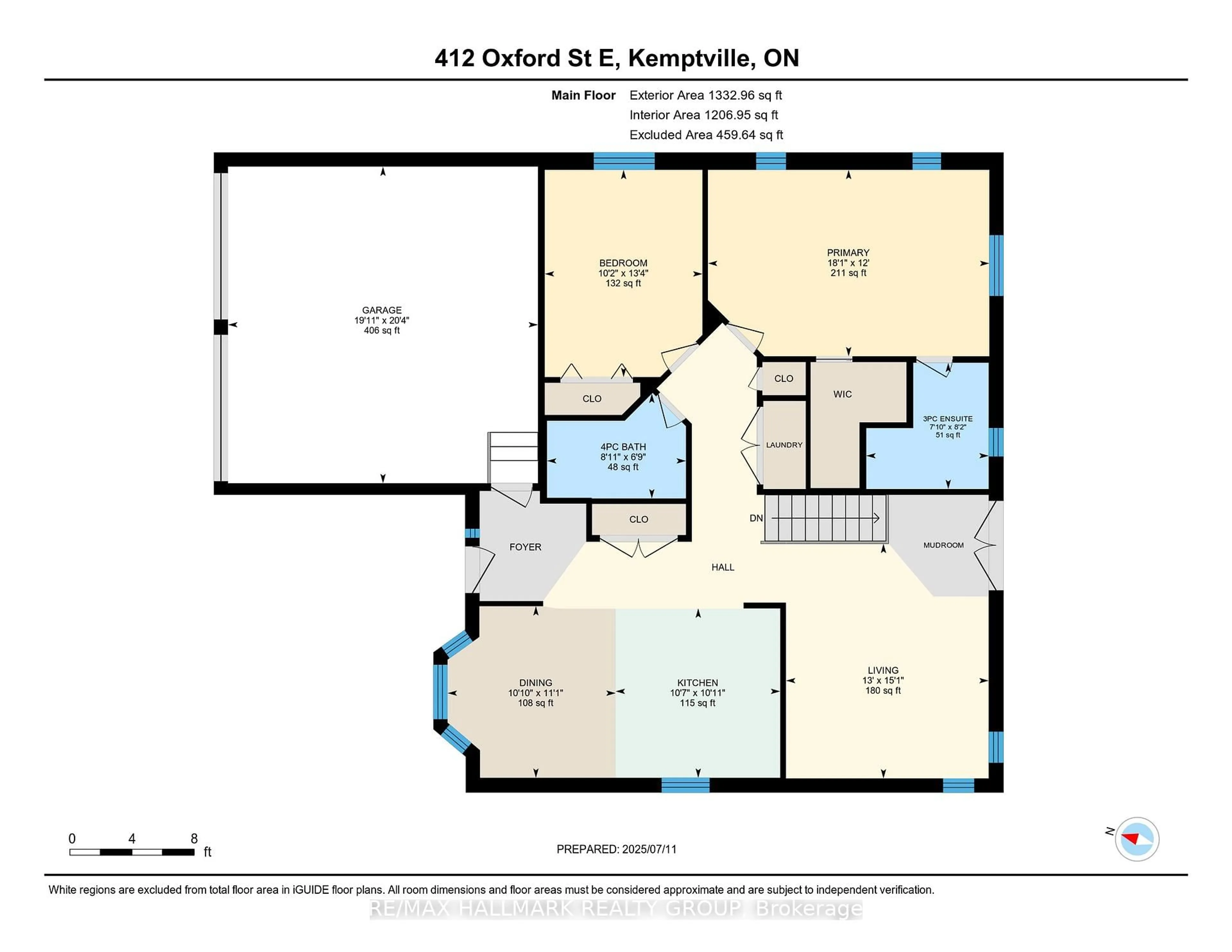 Floor plan for 412 Oxford St, North Grenville Ontario K0G 1J0