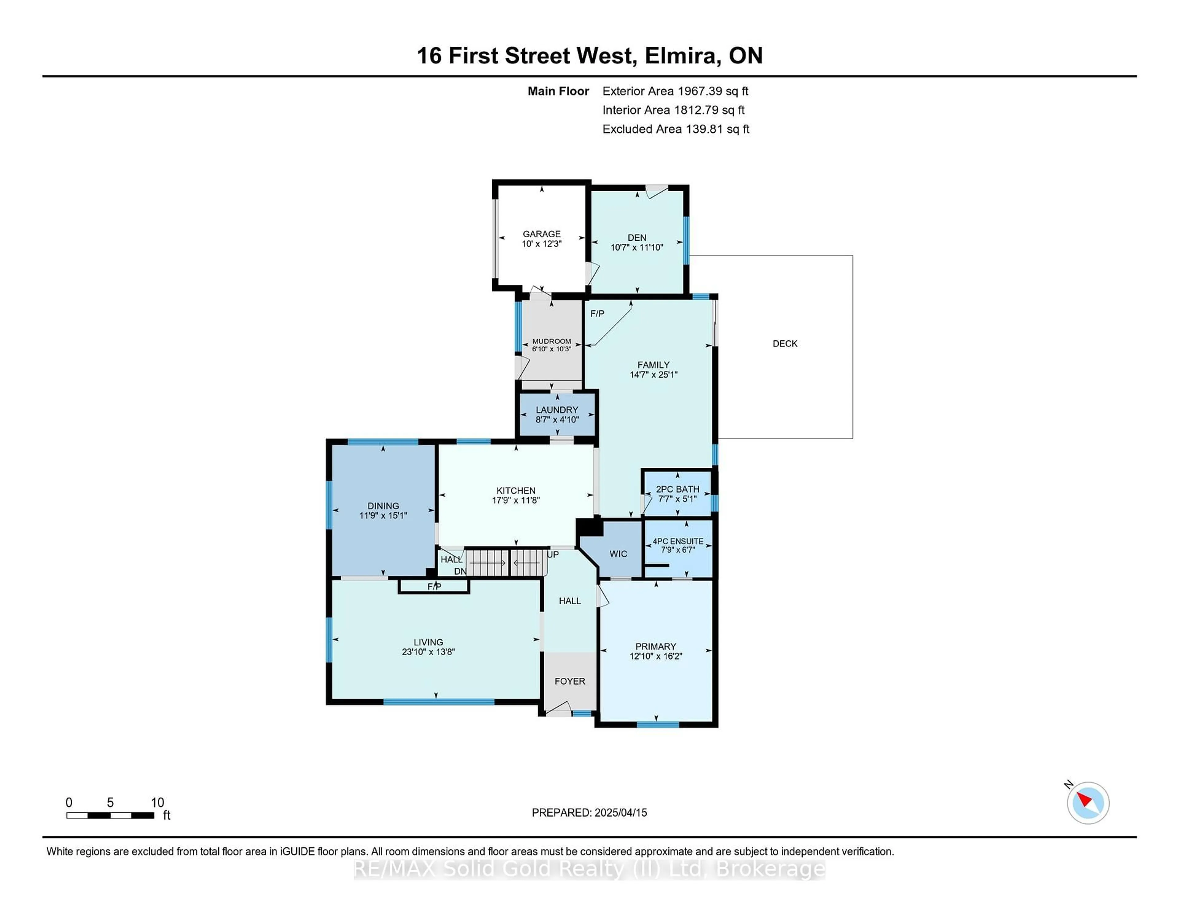 Floor plan for 16 First St, Woolwich Ontario N3B 1H1